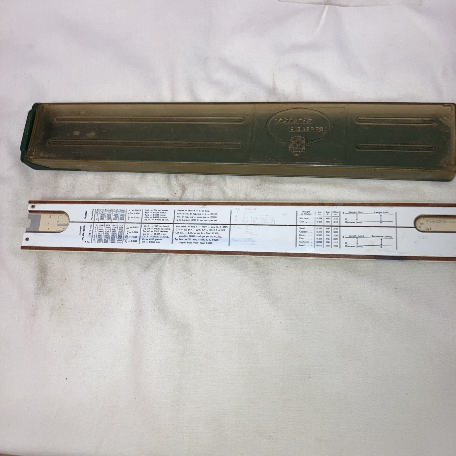 Faber-Castell 1 / 98 Slide rule in case