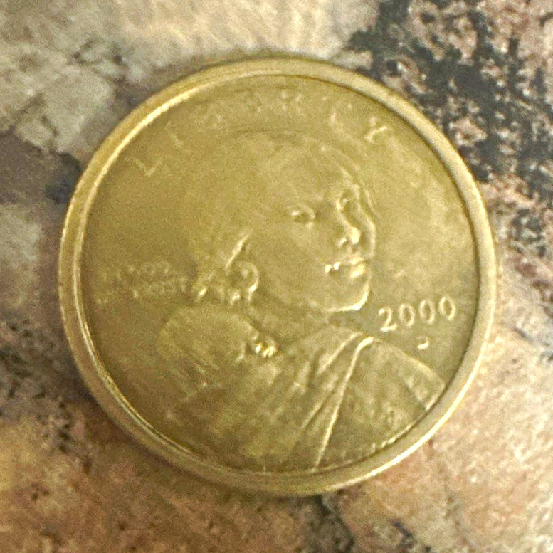 2000-D Sacagawea Native American $1 Coin Denver Mint Business Strike KM#343