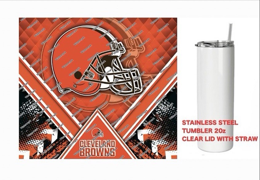 BROWNS    -  Tumbler 20 oz Stainless Steel