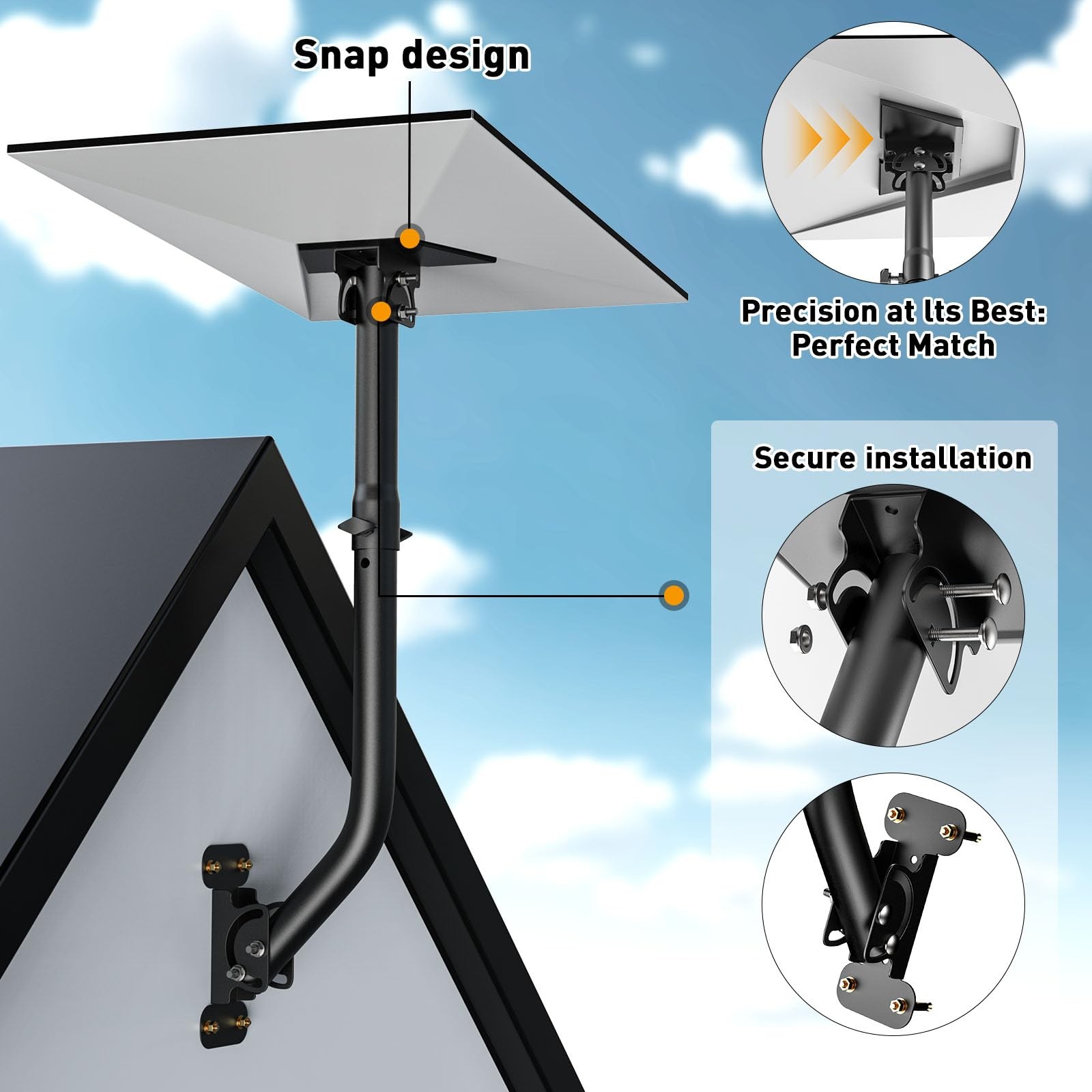 Starlin Gen 3 Mount, Lengthening 360° Adjustable Starlin Mounting Kit Compati...