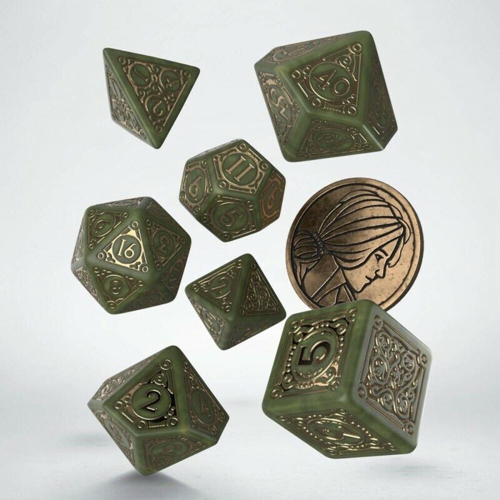 The Witcher Dice Set Triss The Fourteenth Of The Hills RPG Games Q-Workshop New
