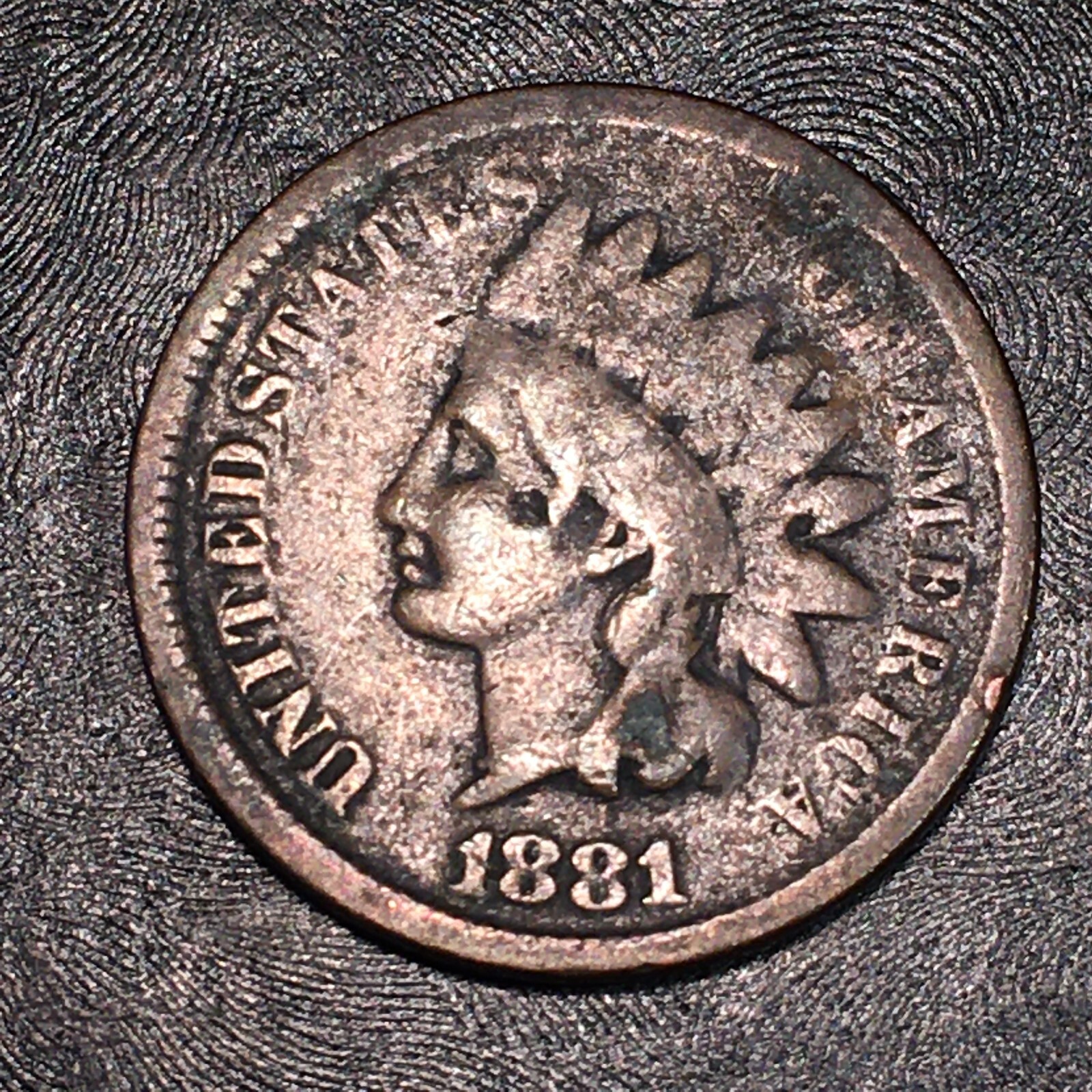 1881 Indian Cent - High Quality Scans #Q096