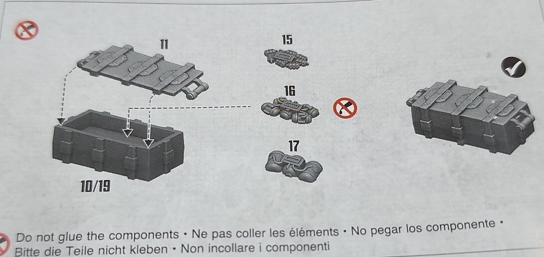 Warhammer 40K Terrain Bits. Barricades, Objective markers, Ammo cache kill team