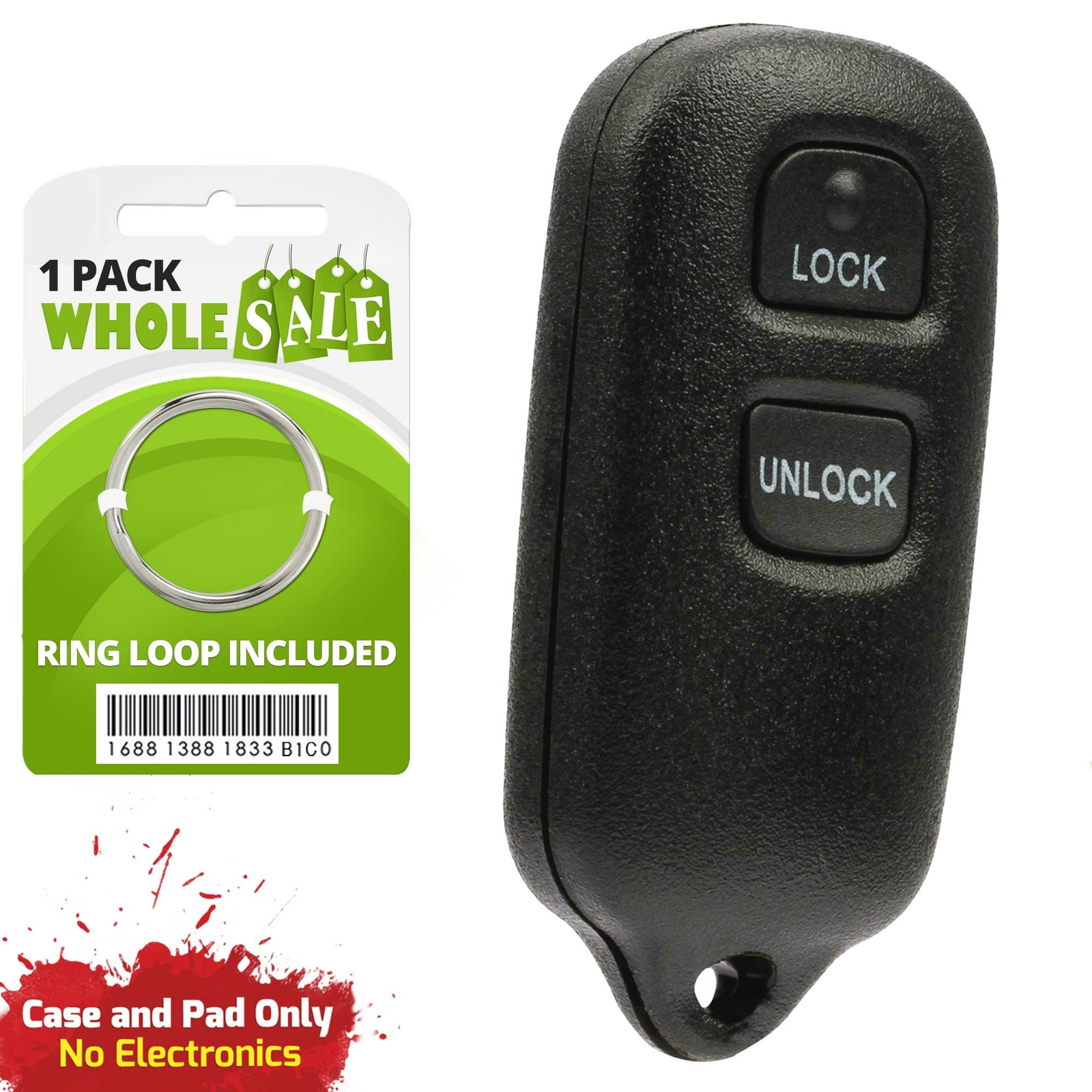 Replacement For 2005 2006 2007 Toyota Highlander Key Fob Shell Case