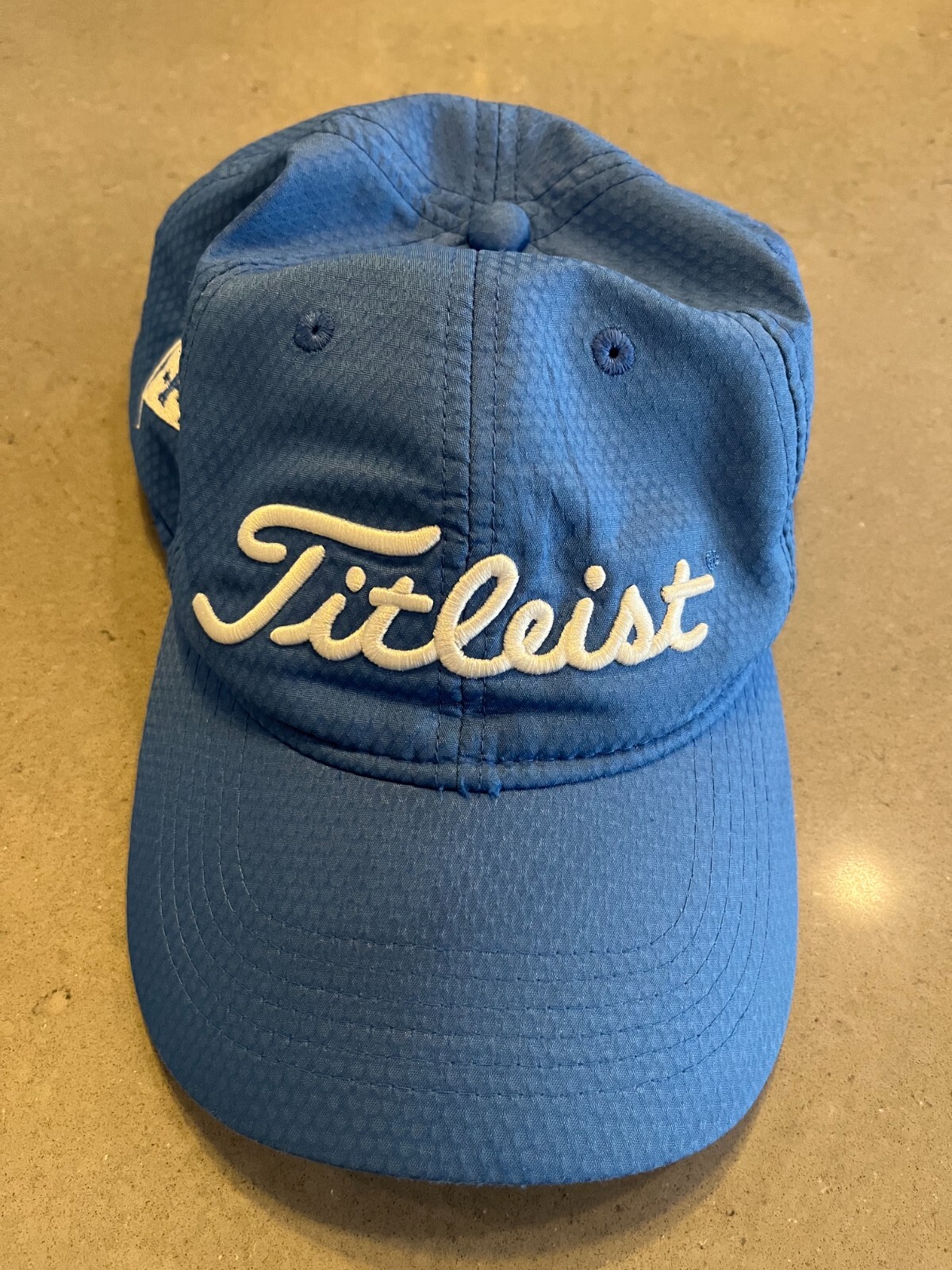 Titleist Hat Blue Golf Embroidered Logo Lightweight Adjustable Cap