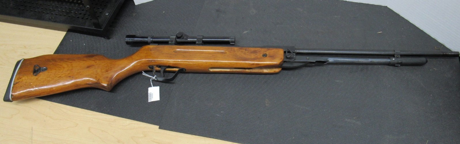National Standard Break Barrel Air Rifle 4.5 Wood Stock Optronics RB-415 Scope