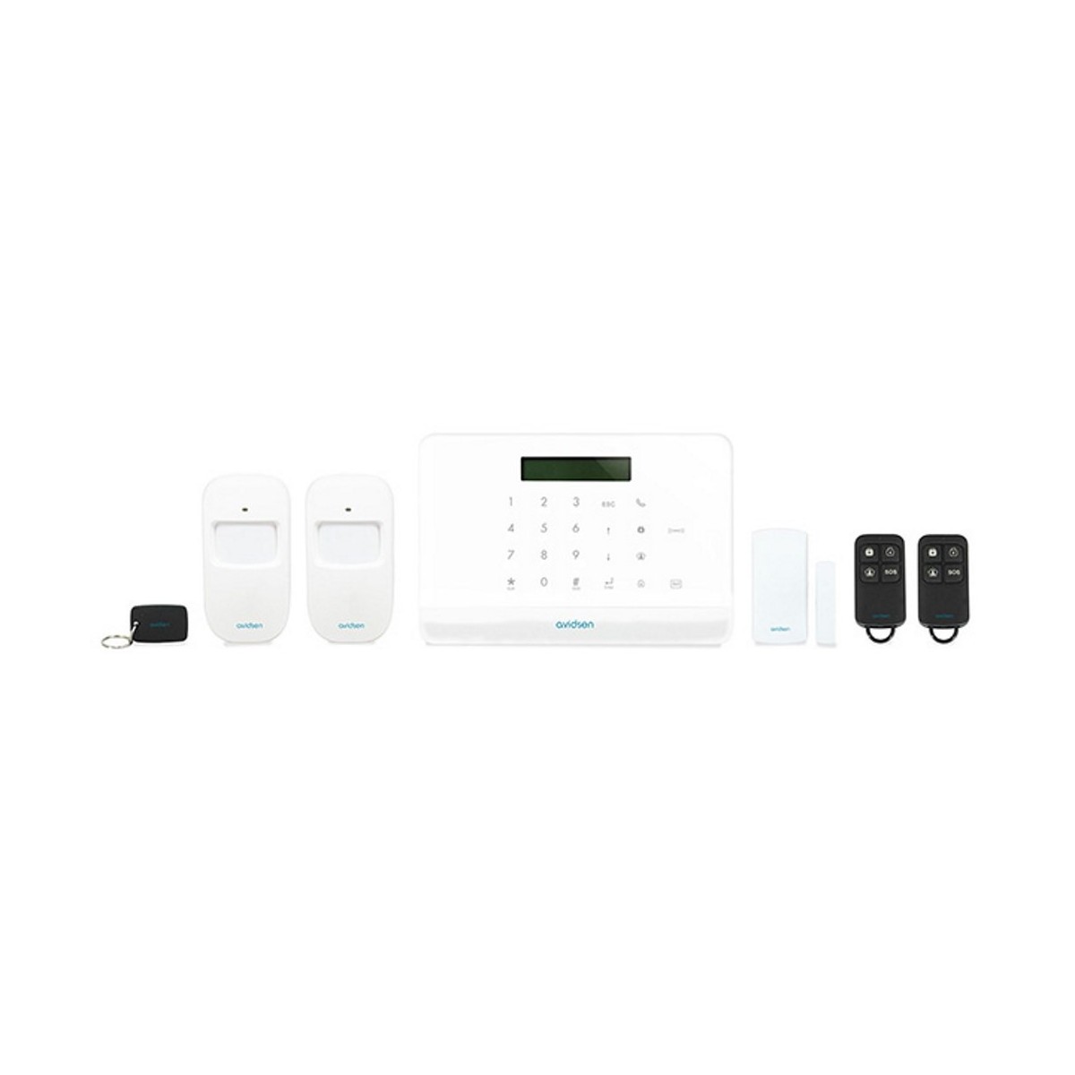 Wireless COMBO Central Alarm Kit (GSM + PSTN) with Sensors and Remote