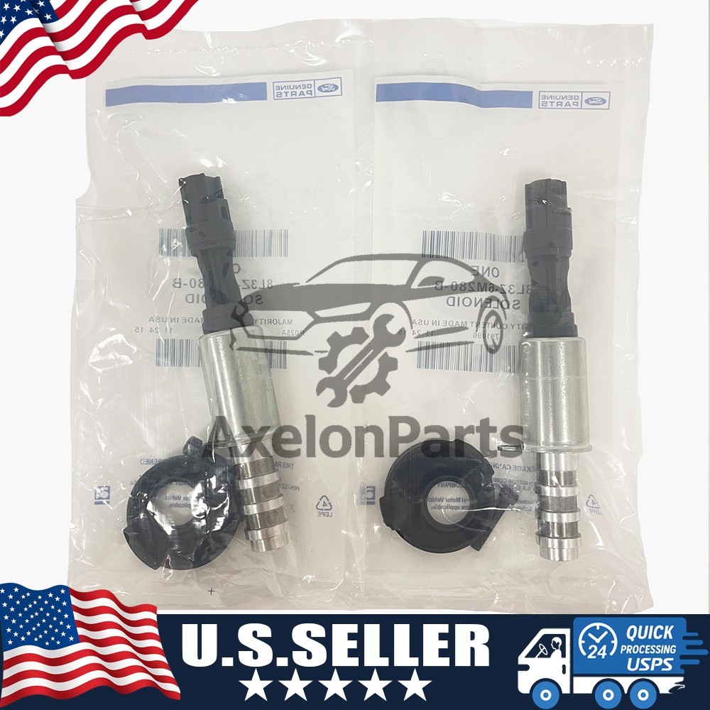 2PC Genuine Ford Solenoid 8L3Z-6M280-B VCT For 04-10 F-150 Expedition 4.6L 5.4L