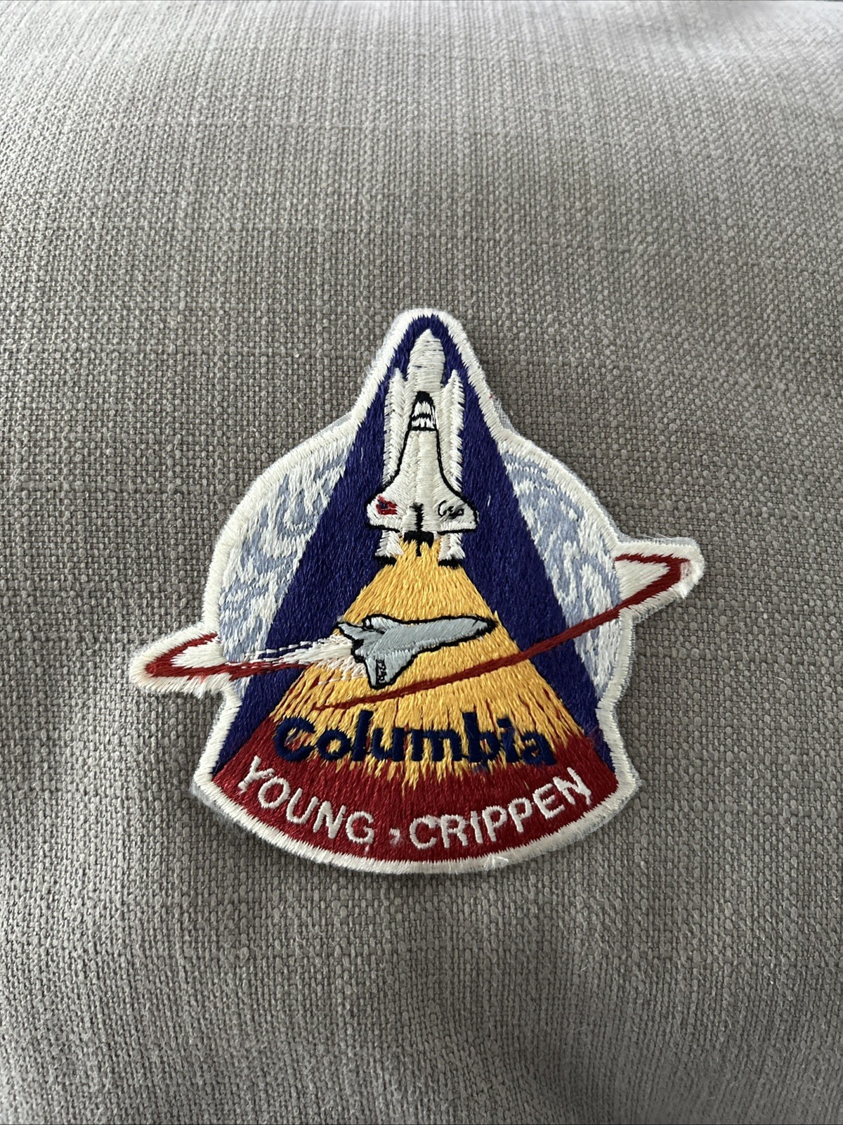 Vintage Columbia Young - Crippen Mission NASA Space Shuttle Embroidered Patch