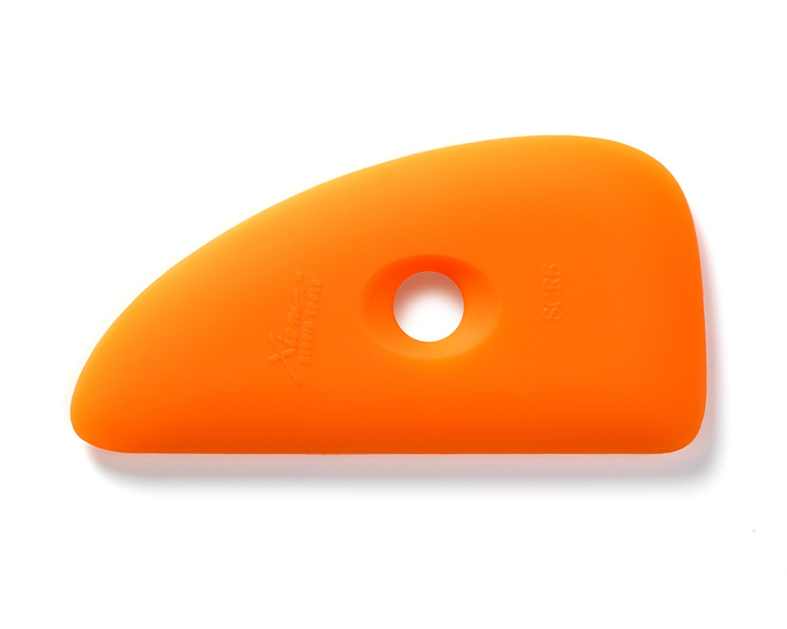 Xiem Tools Soft Silicone Clay Rib for Ceramics and Pottery SCR5-O-10197, Blue