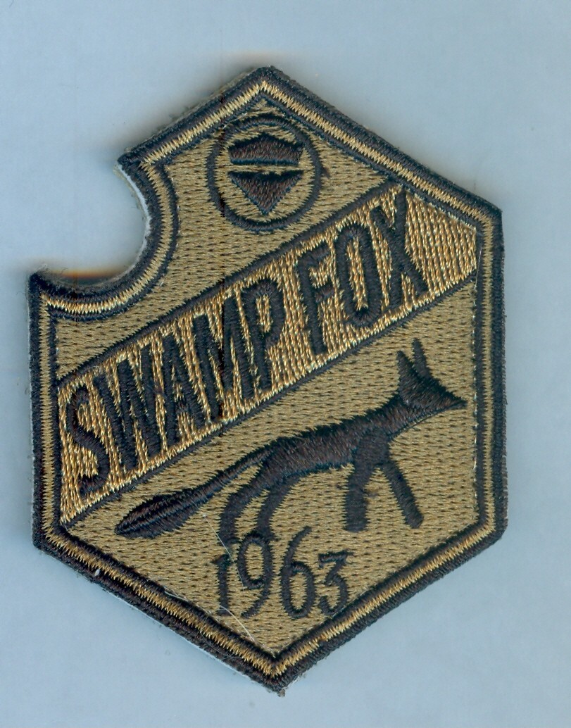 ARMY JROTC SSI - MARION HS 1963 SWAMP FOX  (MULTICAM / OCP VARIATION) ... X
