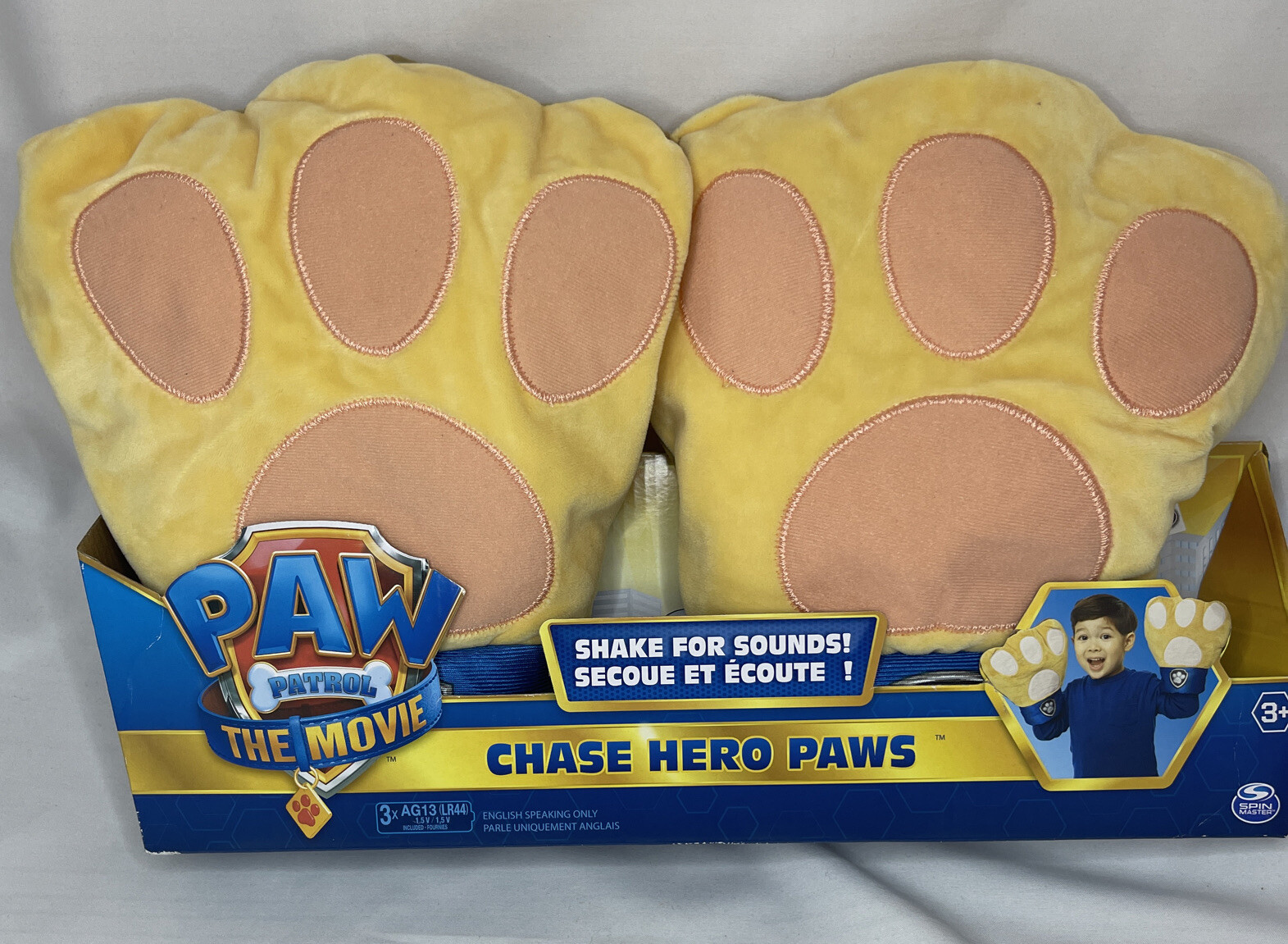 PAW Patrol: The Movie Chase Hero Plush Paws with 10 Sounds and Phrases