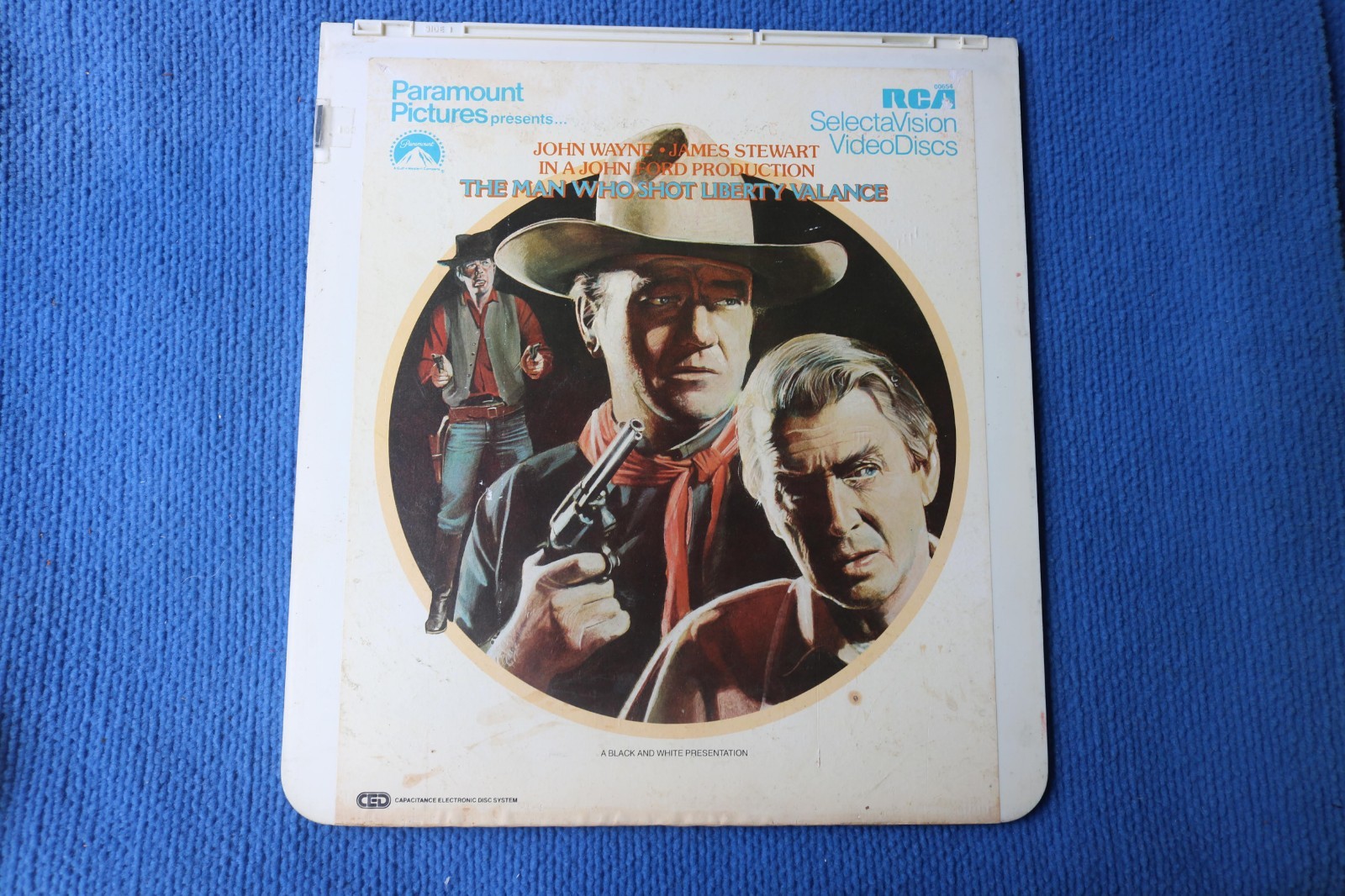 SED ParamountPictures Selecta Vision Video Disc The Man who Shot Liberty Valance