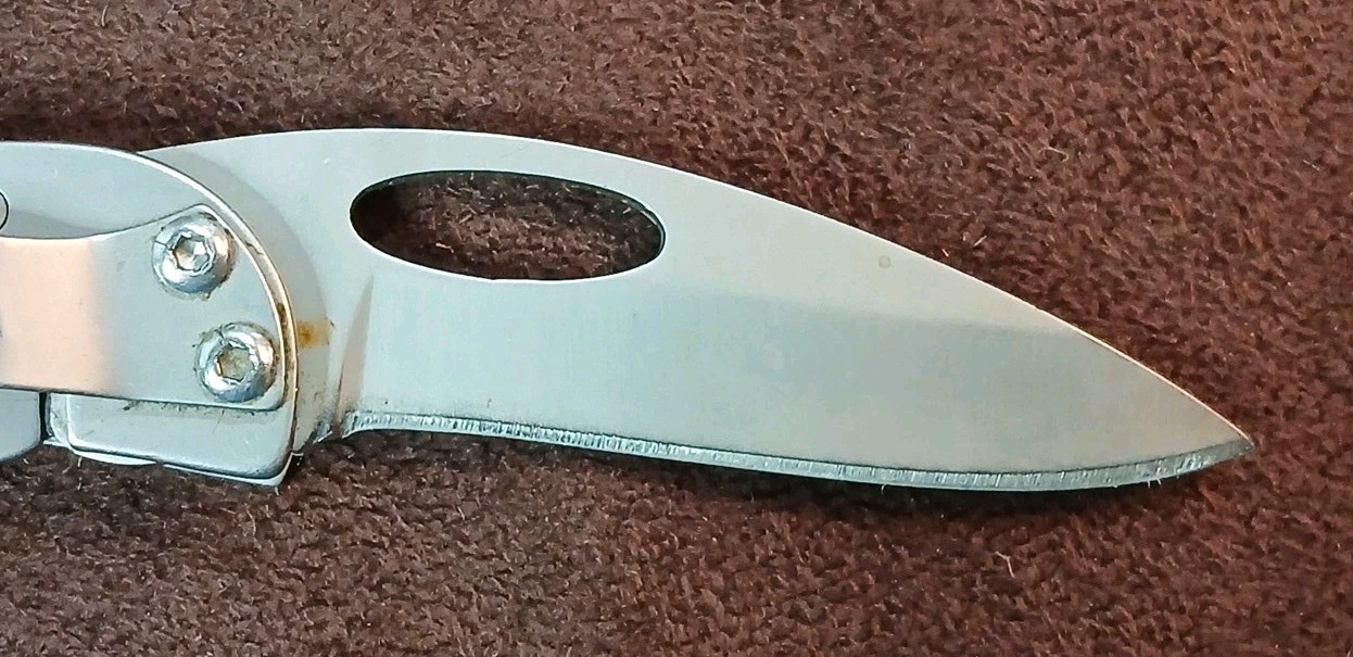 Vtg Small 2" Appalachian Trail Skeleton Single Blade Folding Knife
