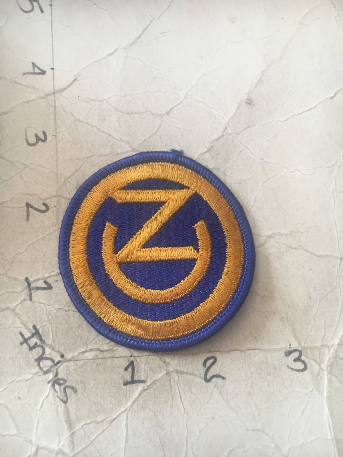 US Army 102nd Infantry Division m/e patch 9/10/25