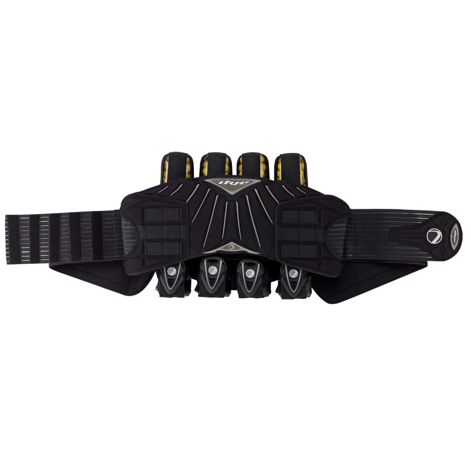 Dye Precision Attack Pack 4+7 Paintball Pro Harness Black