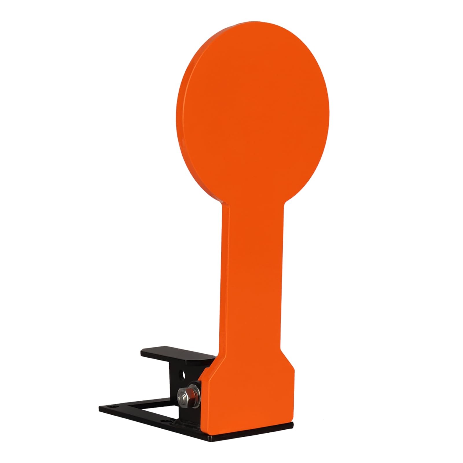 Highwild 3/8" AR500 6" Classic Popper Steel Shooting Target - Auto Reset, Orange