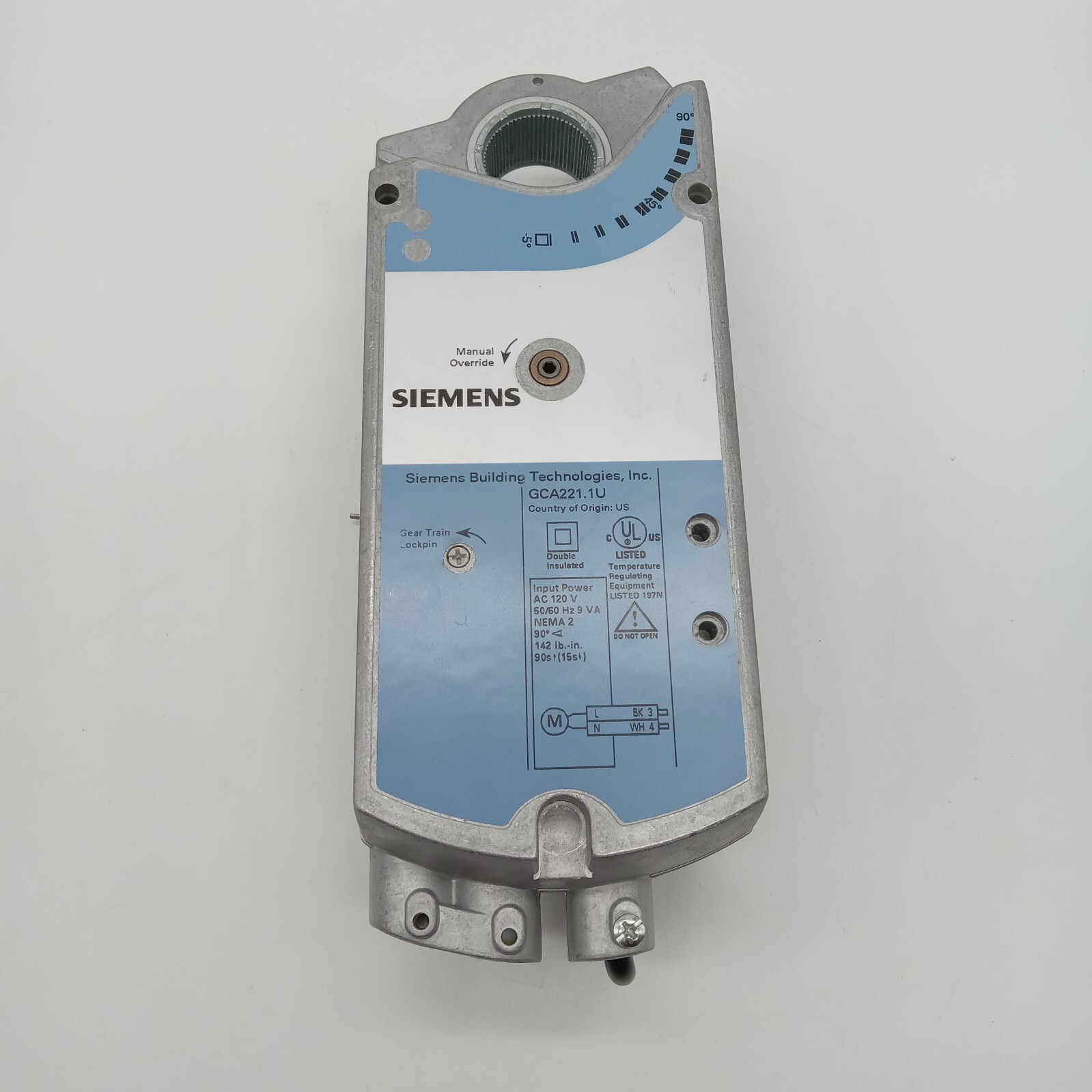 Siemens GCA221.1U OpenAir Actuator