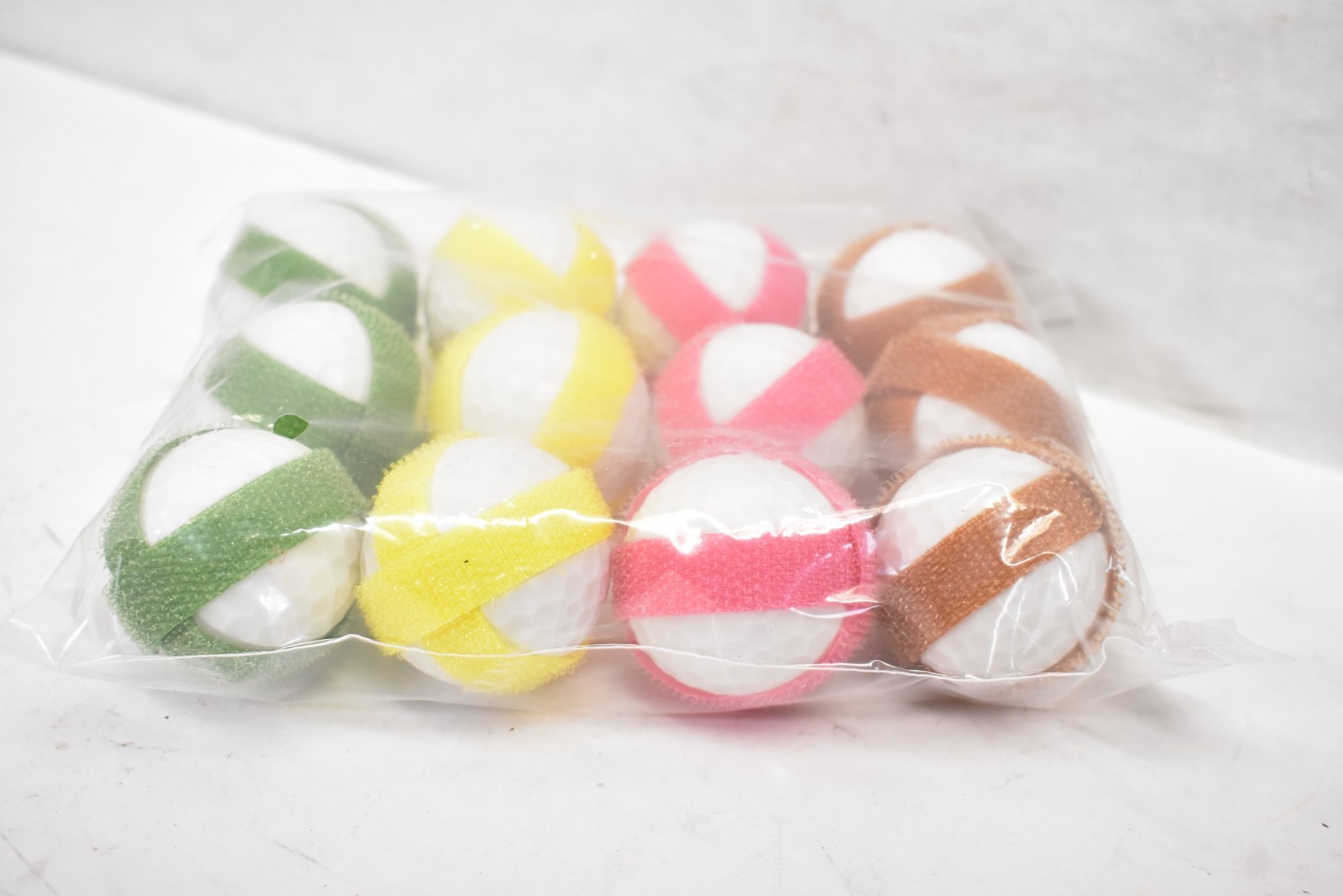 Battle Golf Battle Balls 12 Pack Assorted Pack Multicolor Hook & Loop Straps