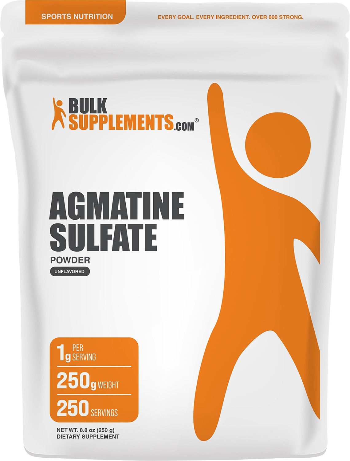 BulkSupplements Agmatine Sulfate Powder- 1g per Serving