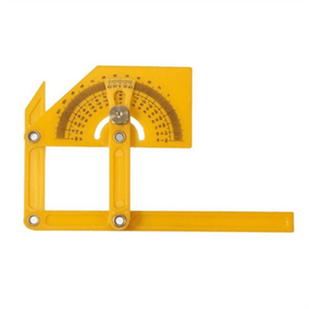 Ruler Tool Goniometer Angle Finder Miter Gauge Arm Measuring Plastic Protractor