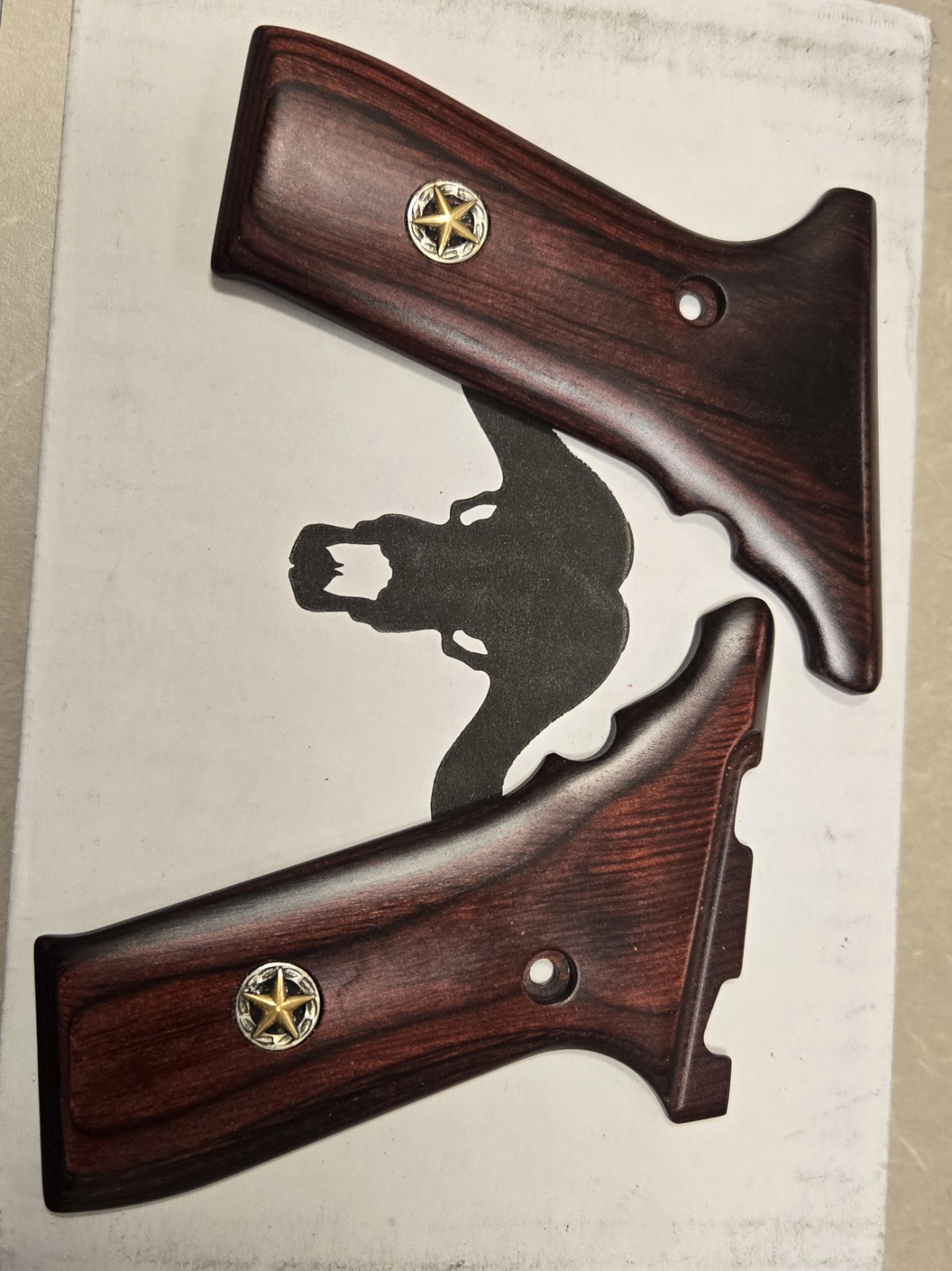 Browning Buckmark UFX Wood Grip Altamont Grips Redwood Lonestar