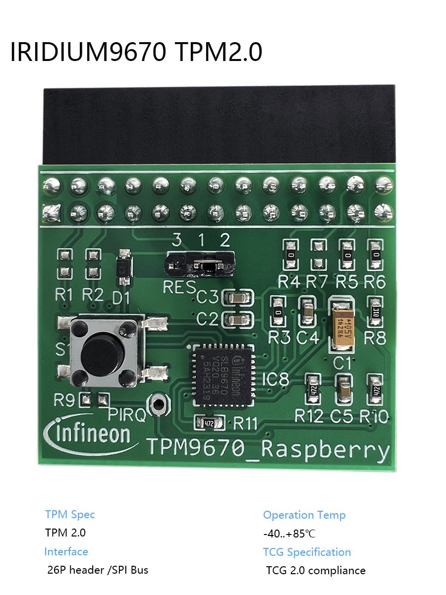 IRID9670TPM20 Iridium-SPI TPM SLM9670 IRIDIUM9670 TPM20