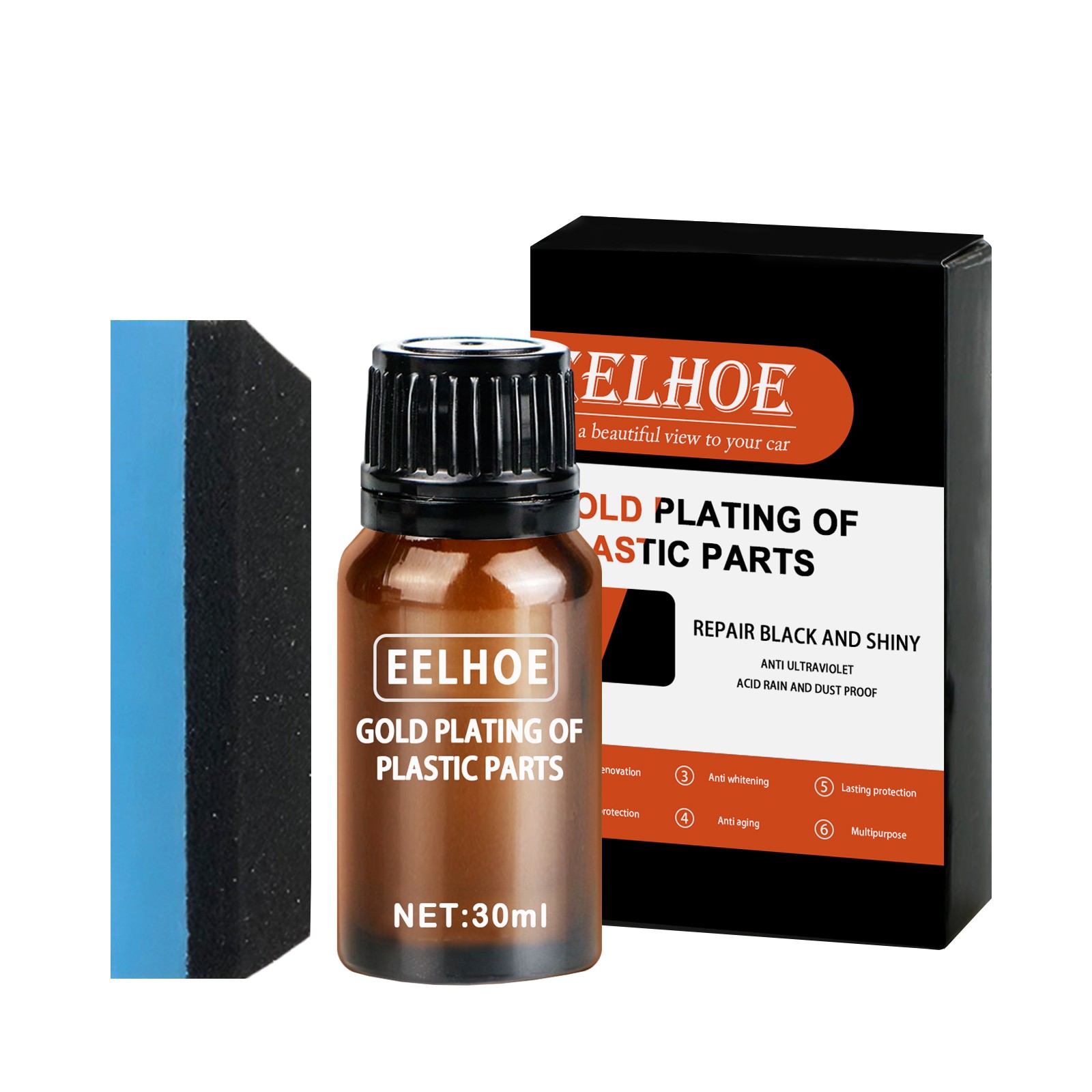 Automotive Plastic Crystal Plating Solut (30ml Set) Automotive