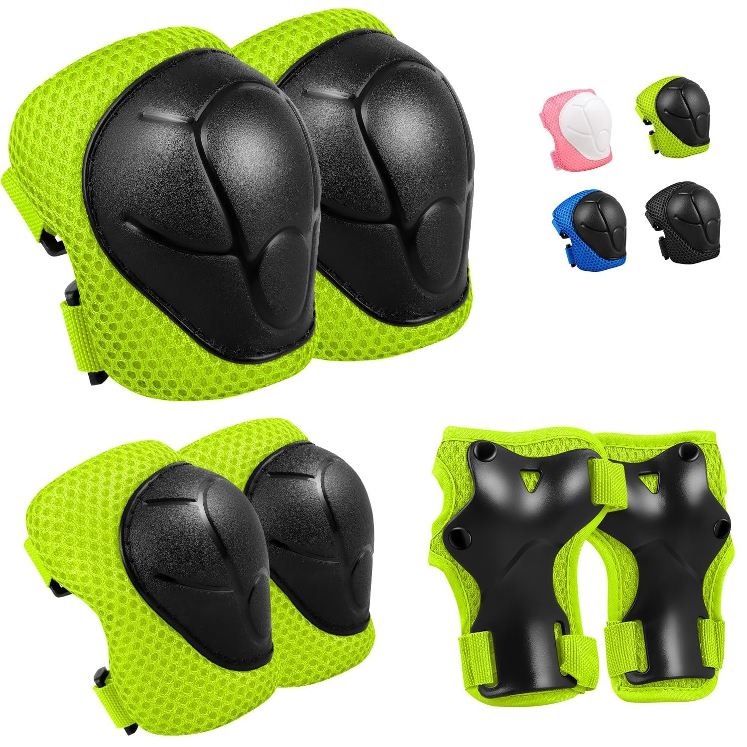 Kids/Youth Knee Pad Elbow Pads Guards Protective Gear Set, Toddler Knee and E...
