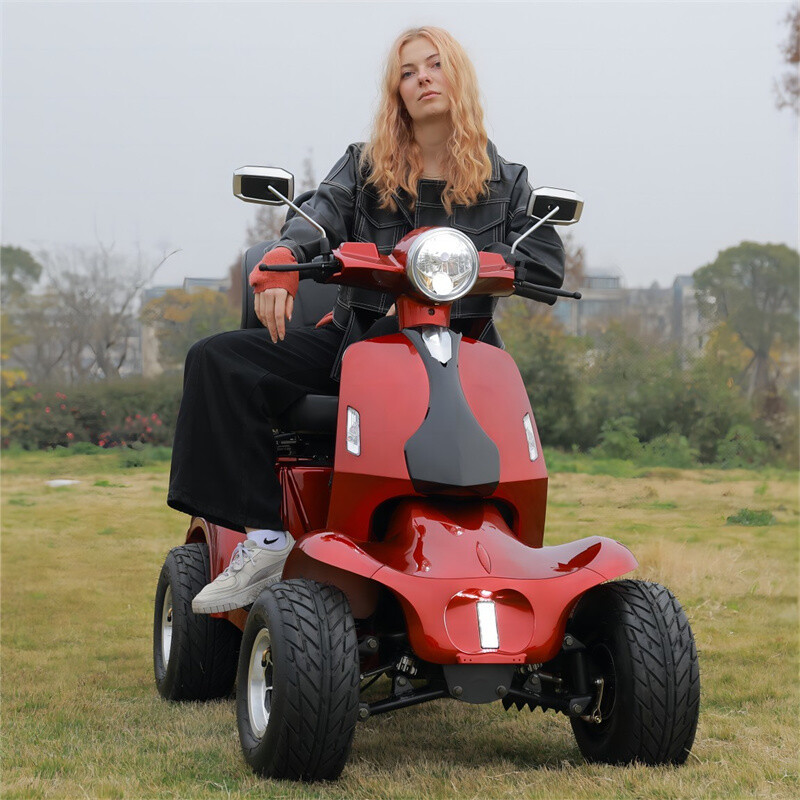 Electric Golf Mobility Scooter Four Wheel Travel 1000W 60V 20AH for Adult Senior
