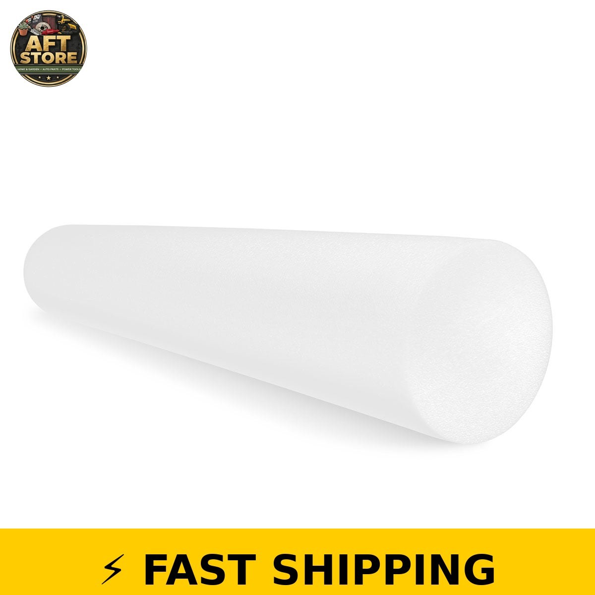 CanDo PE White Foam Roller - Professional Grade