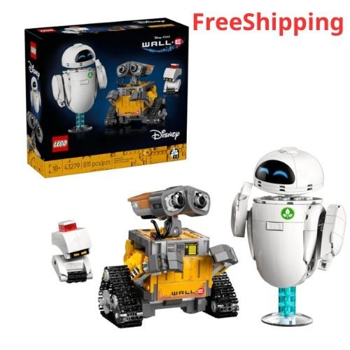LEGO Disney & Pixar Wall-E & EVE Building Set for Adults, 43279, Ages 18+