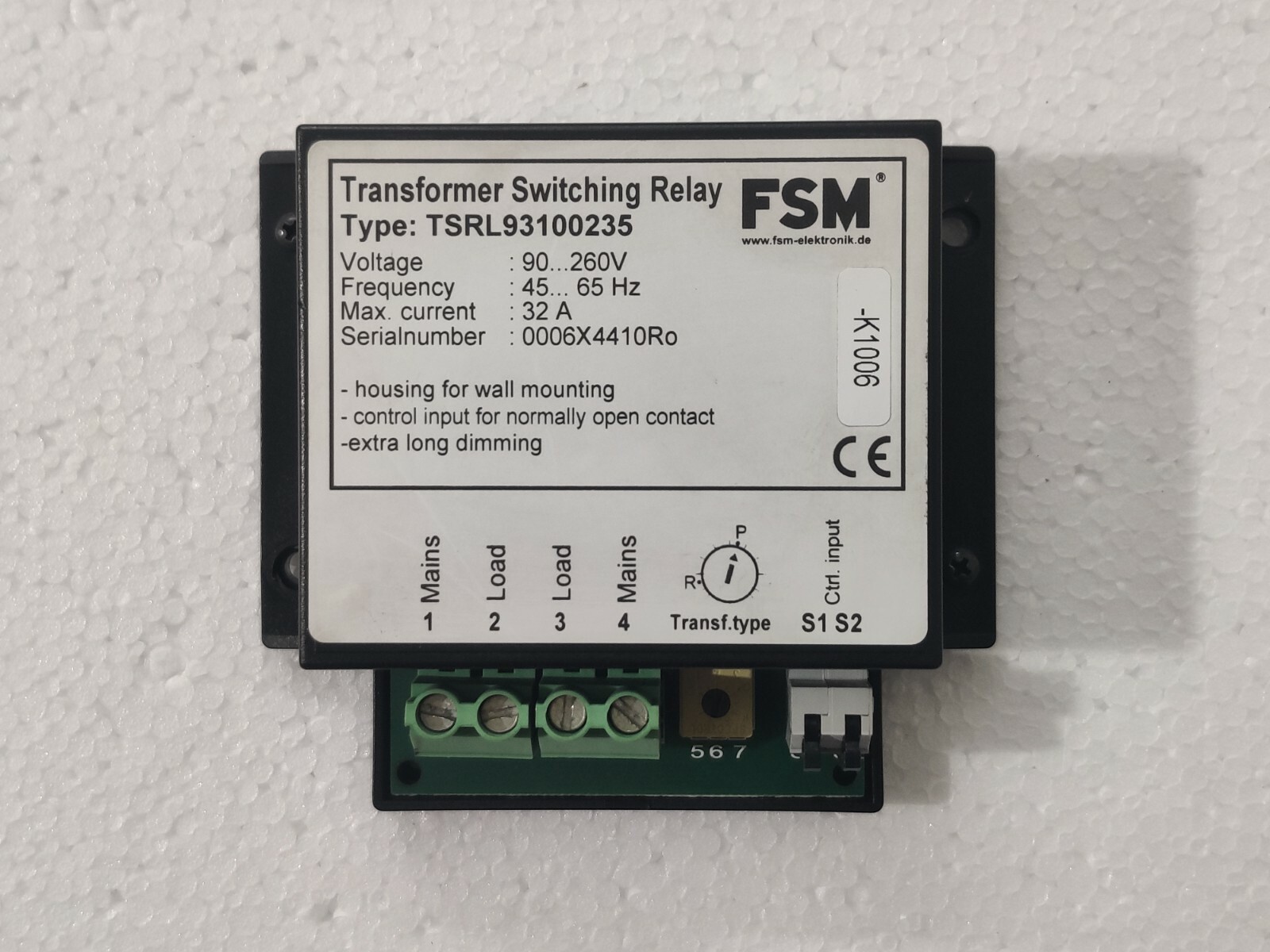 FSM TSRL93100235 90..260v 32a Transformer Switching Relay