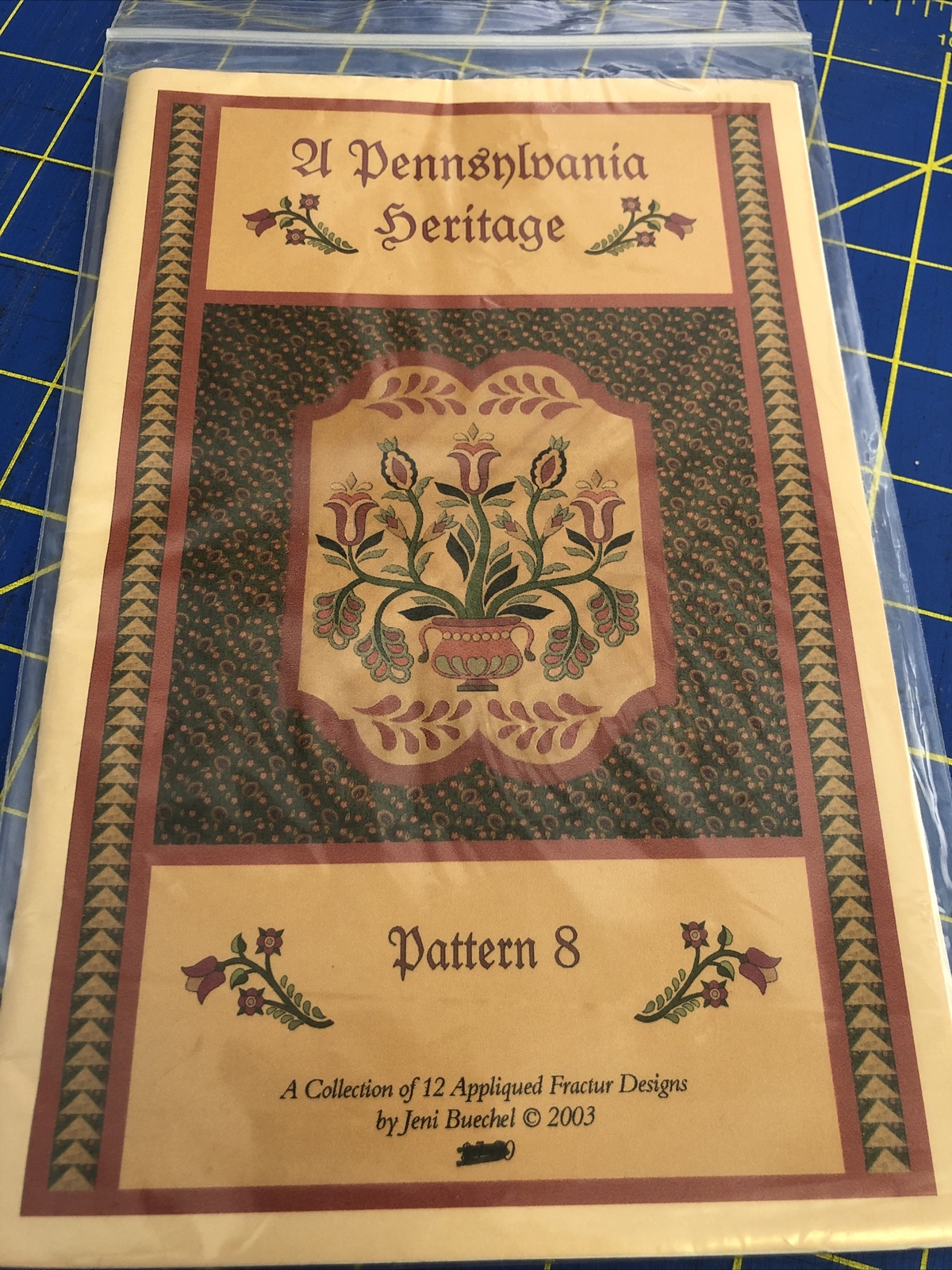 A Pennsylvania heritage pattern 8 appliqué design new