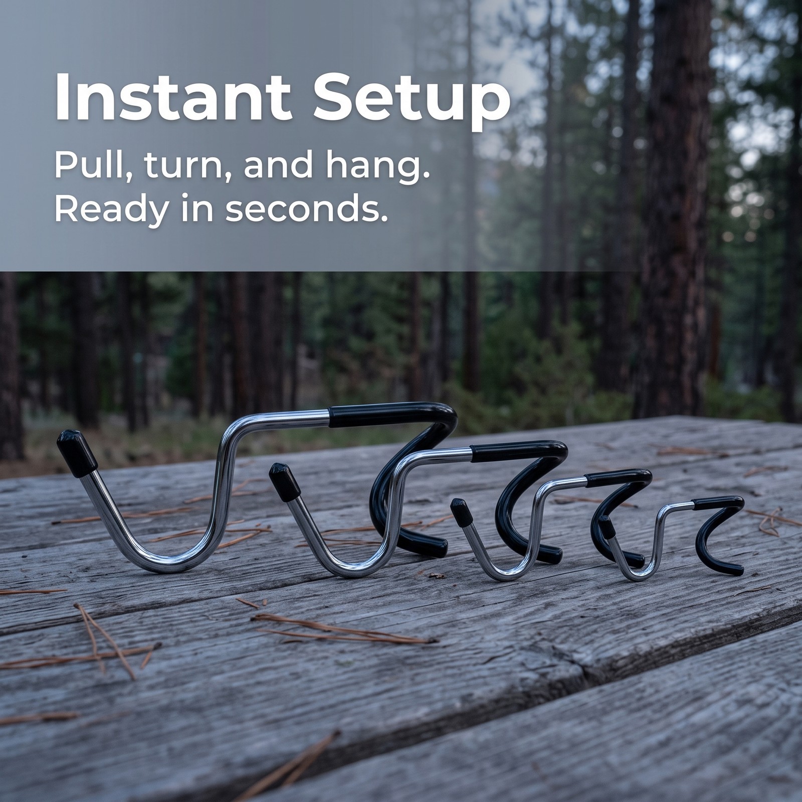 Camping Lantern Hook Hanger, Non-Slip Outdoor Lamp Hanger for Camping Lamp