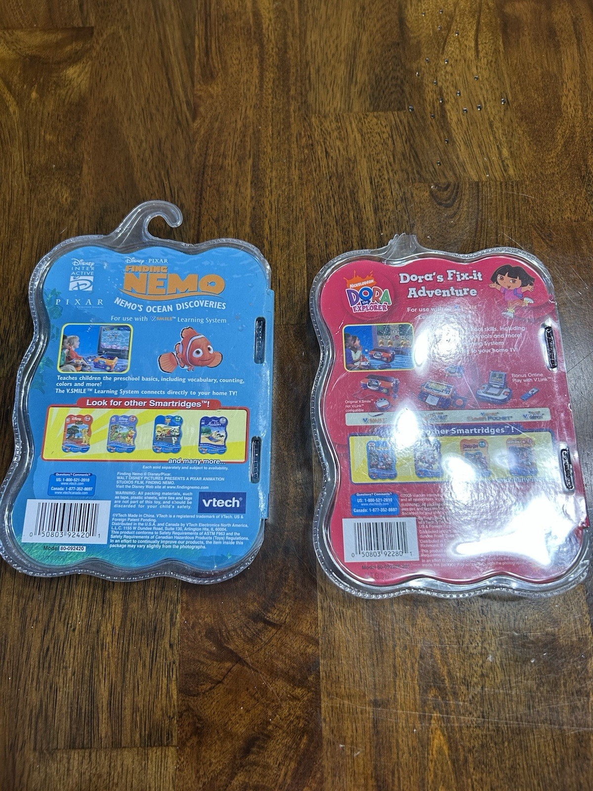 Vtech Vsmile Smartridge 2 Game Cartridges Dora And Nemo NIP
