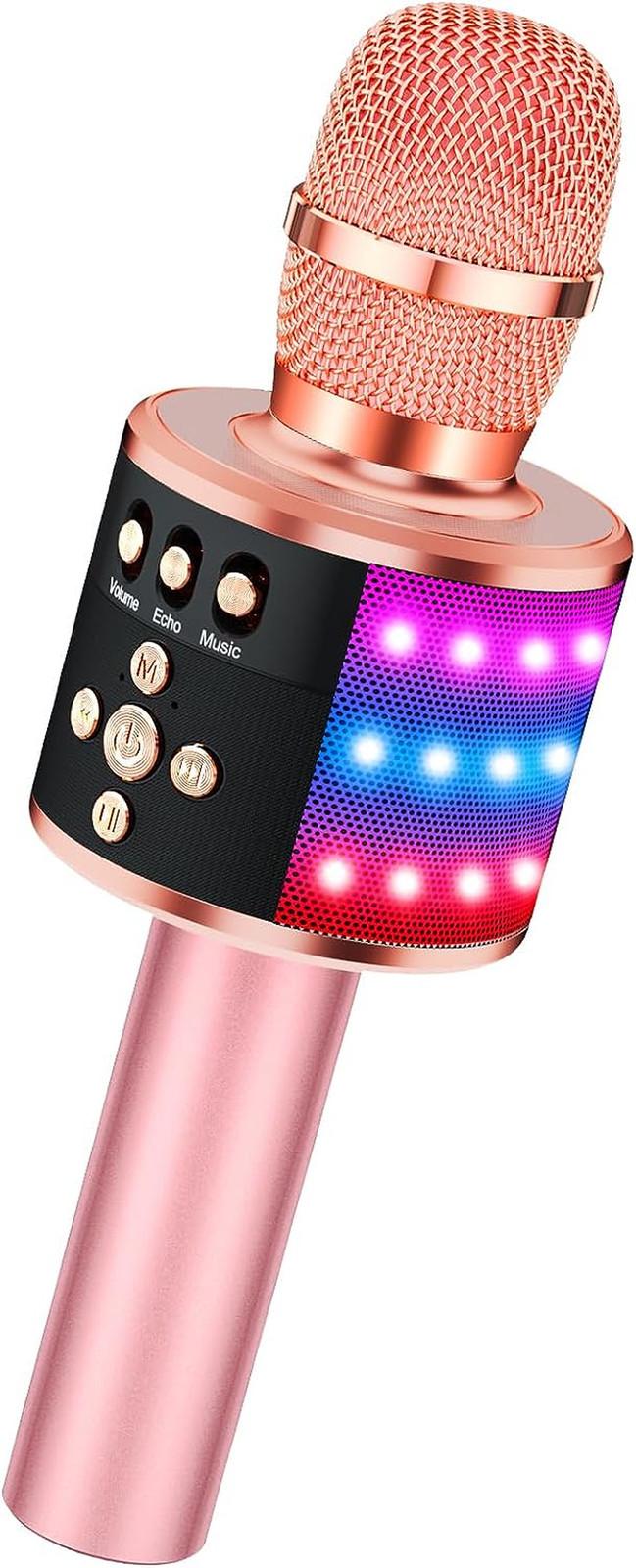 Karaoke Microphone for Kids & Adults - Bluetooth Microphones Singing Mic with Di