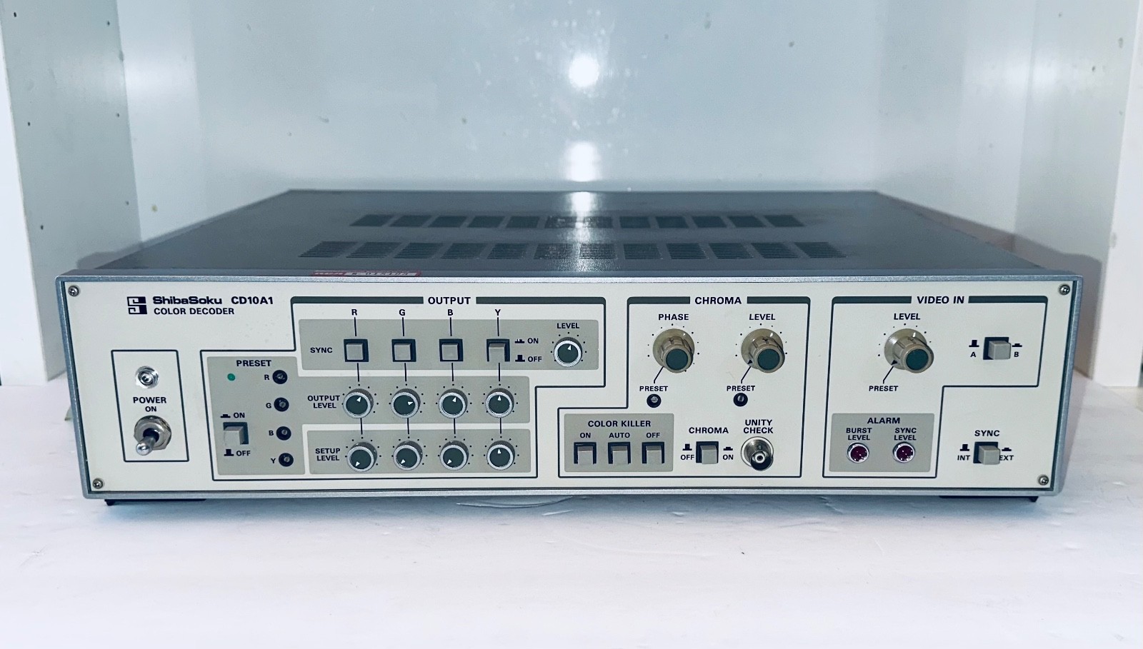 ShibaSoku CD10A1 Color Decoder – RCA Labs Broadcast – Clean & Tested