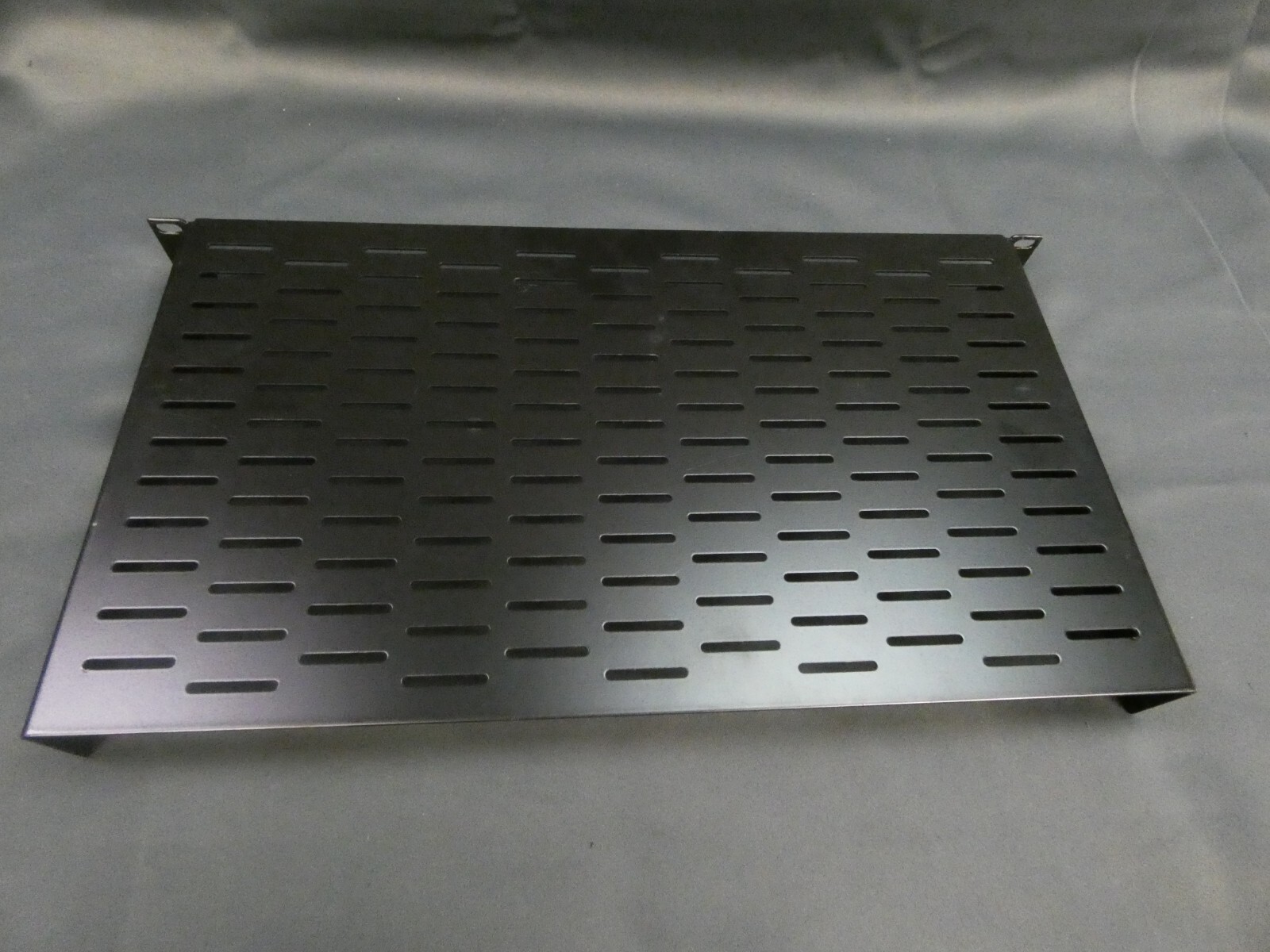 1U 19" L x 10" D Vented Rack Shelf for Server or Pro Audio Rack