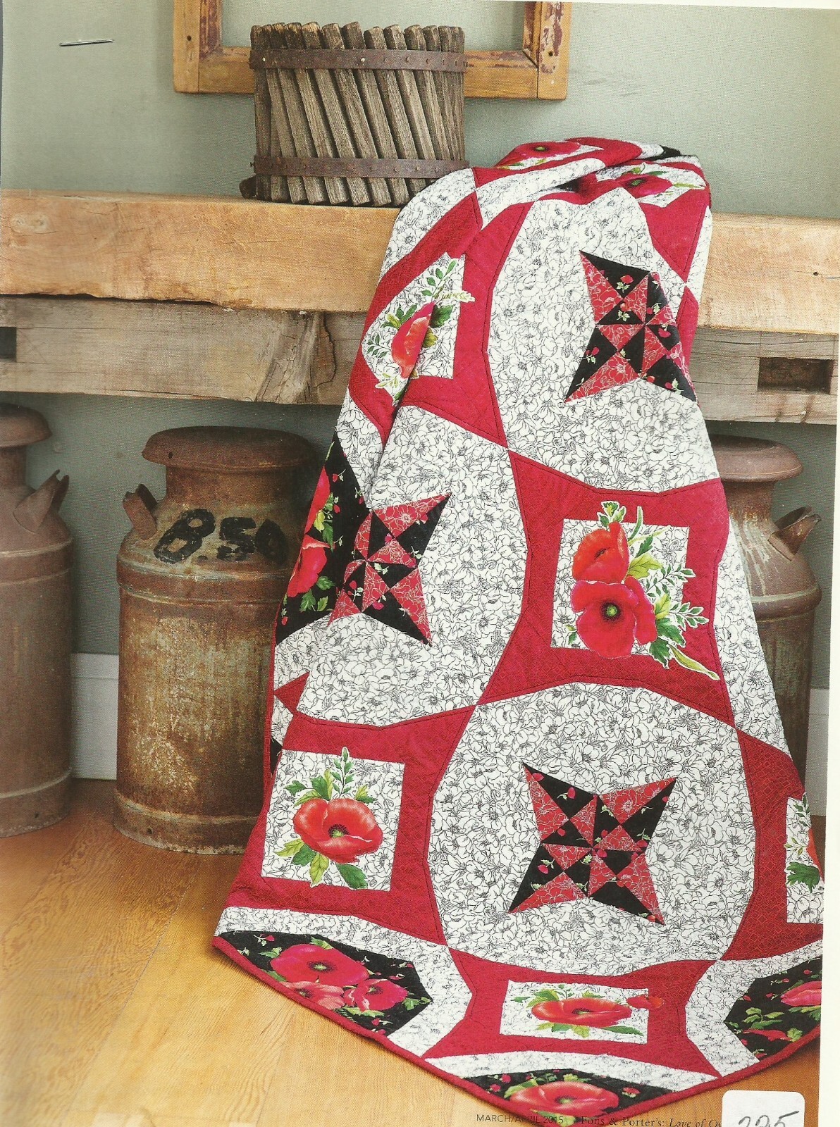 B0242   CIRCLING STARS QUILT PATTERN/INSTRUCTIONS