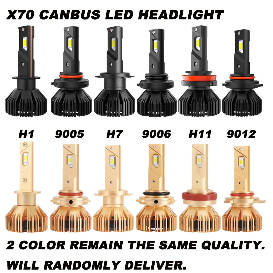 RIDROID LED Headlight Bulbs Conversion Kit 9005 H11 High Low Beam with canbus