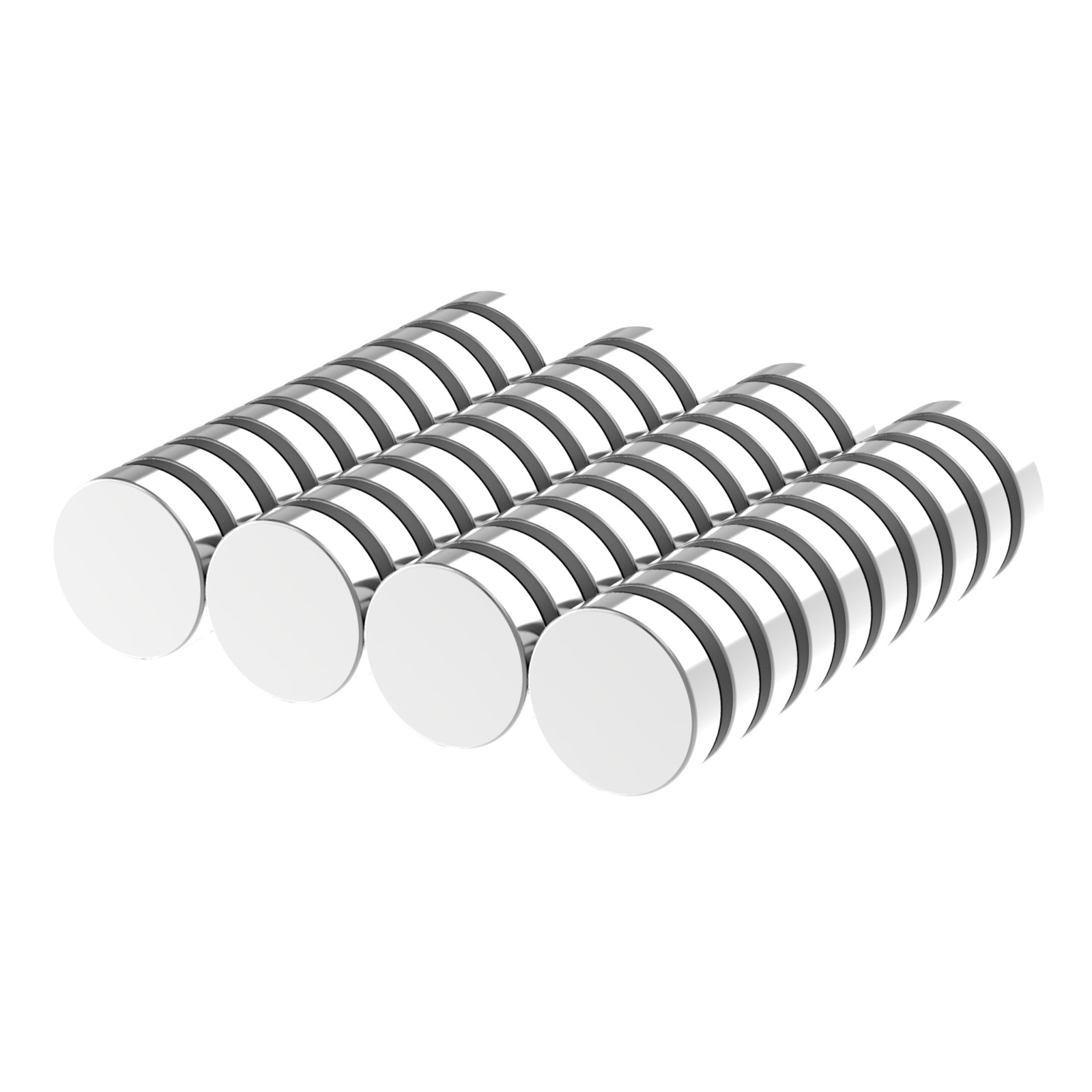 N521/2 D x 1/8" H  40 Pack, Powerful Rare Earth Magnets w/spacers, Super Stro...