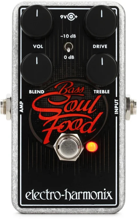 Electro-Harmonix Bass Soul Food Transparent Bass Overdrive Pedal