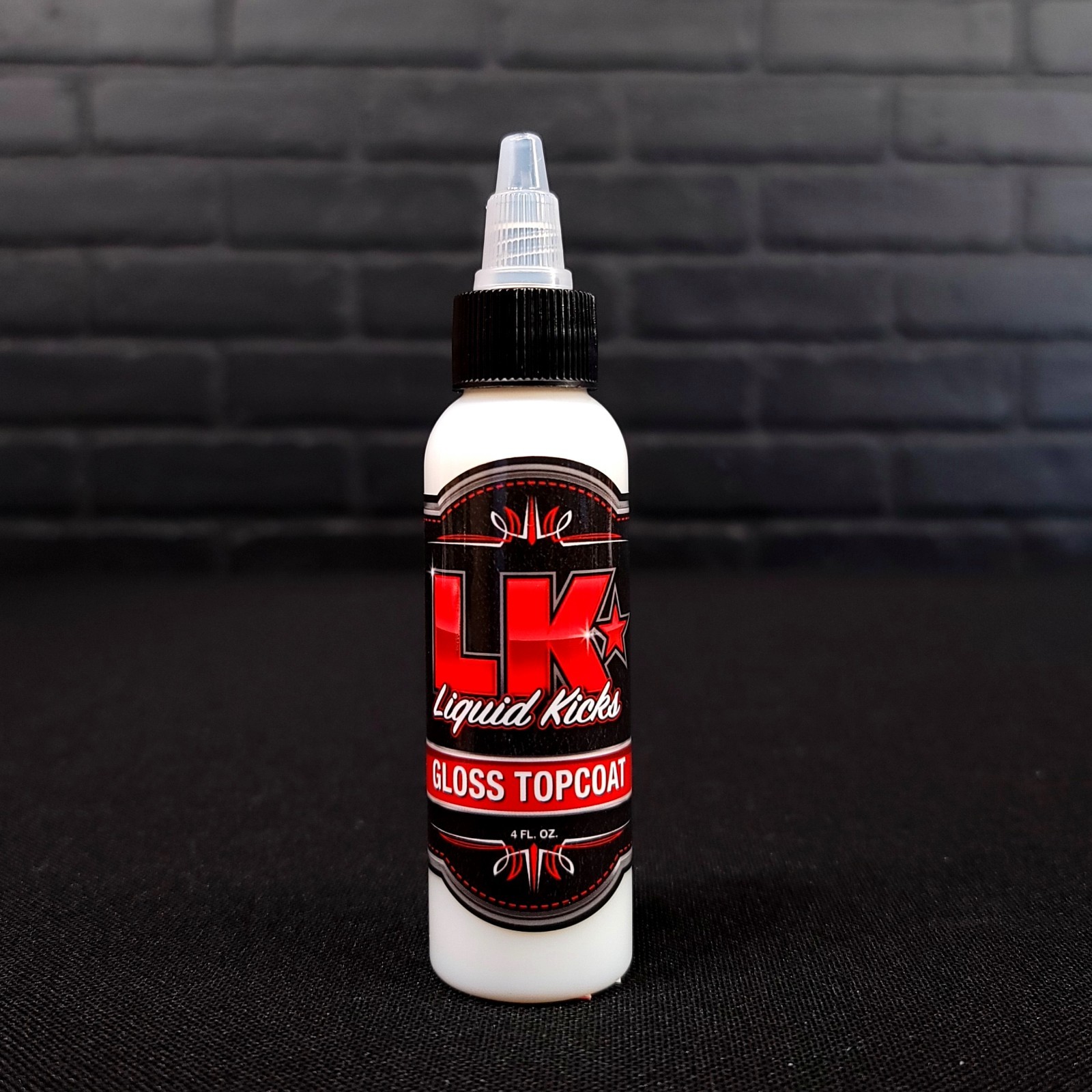 Liquid Kicks Leather and Canvas Top Coat Semi Gloss Finish 2 Ounce