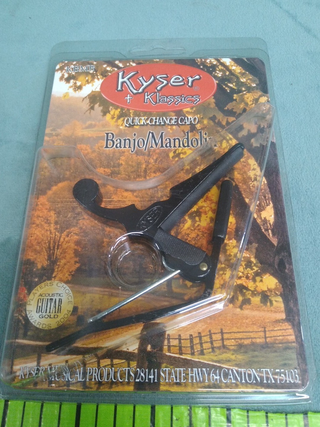 Kyser Quick Change Banjo/Mandolin Capo KBMB Black