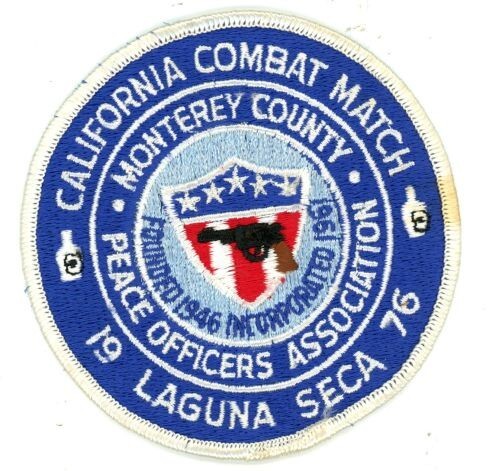 CALIFORNIA CA MONTEREY COUNTY PEACE OFFICERS 1976 SHOULDER PATCH POLICE SHERIFF