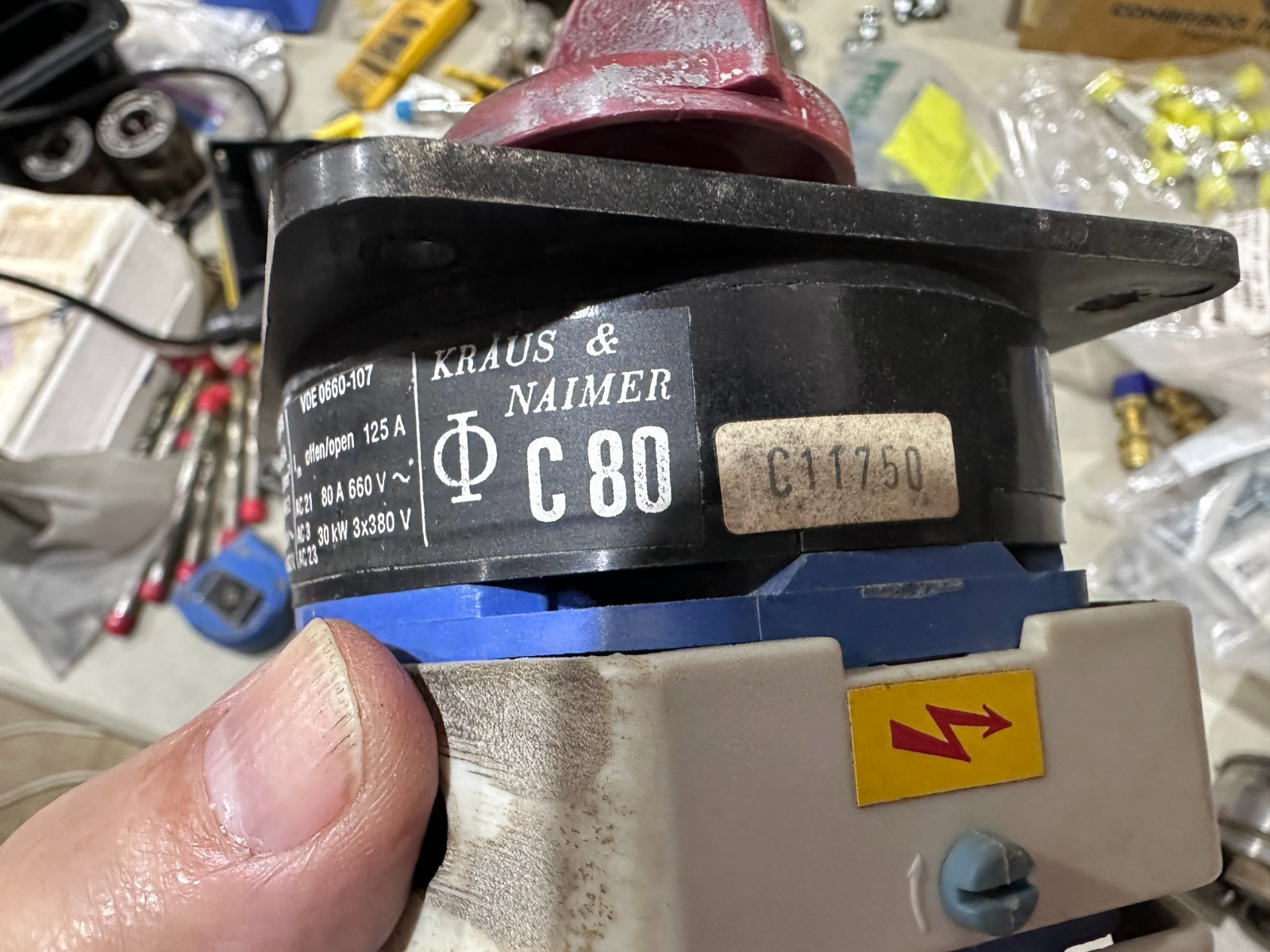 KRAUS & NAIMER Rotary Switch C80, VDE 0660-1/BS 5419