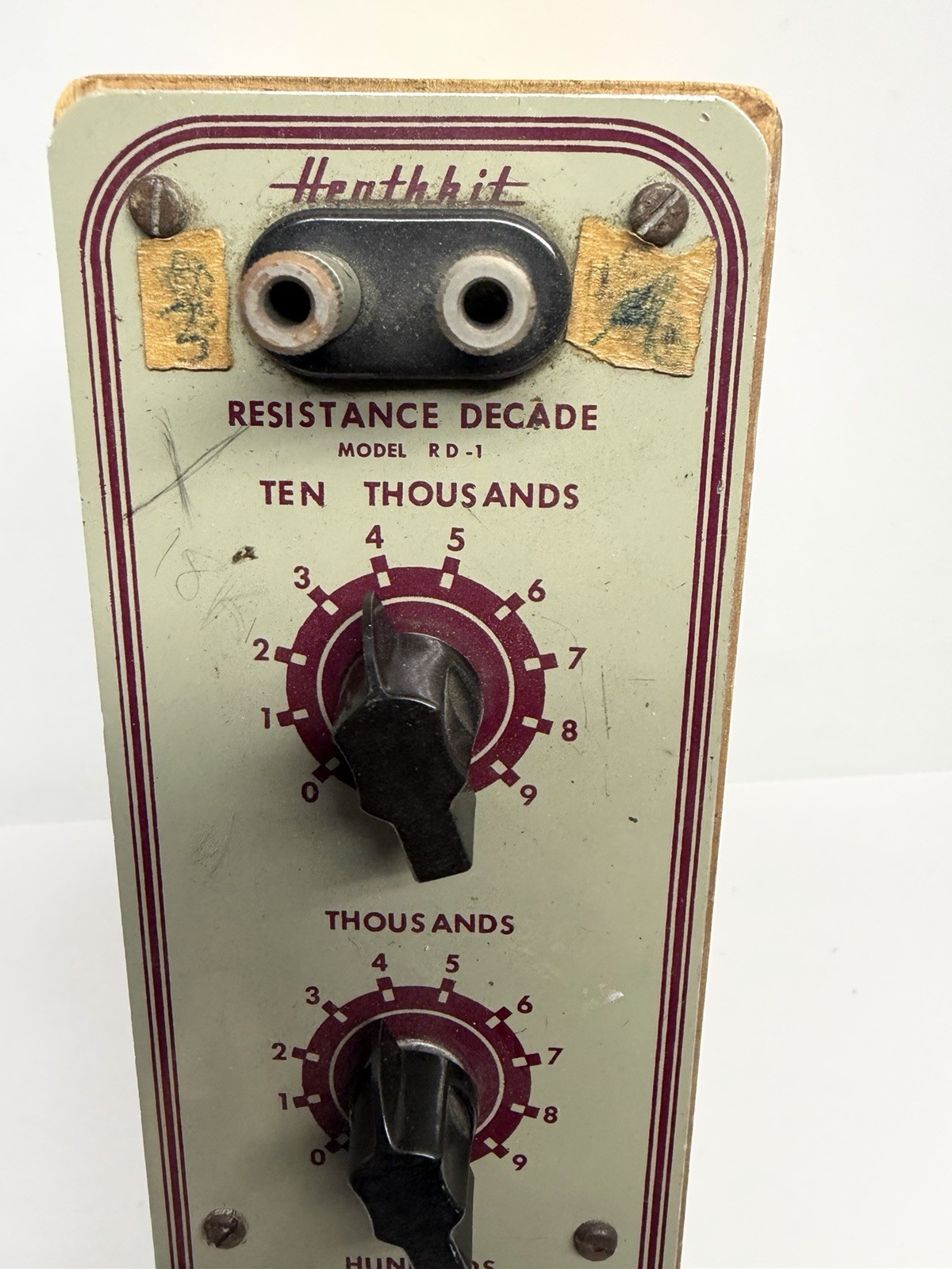 Vintage Heathkit Resistance Decade Model RD-1 Decade Box