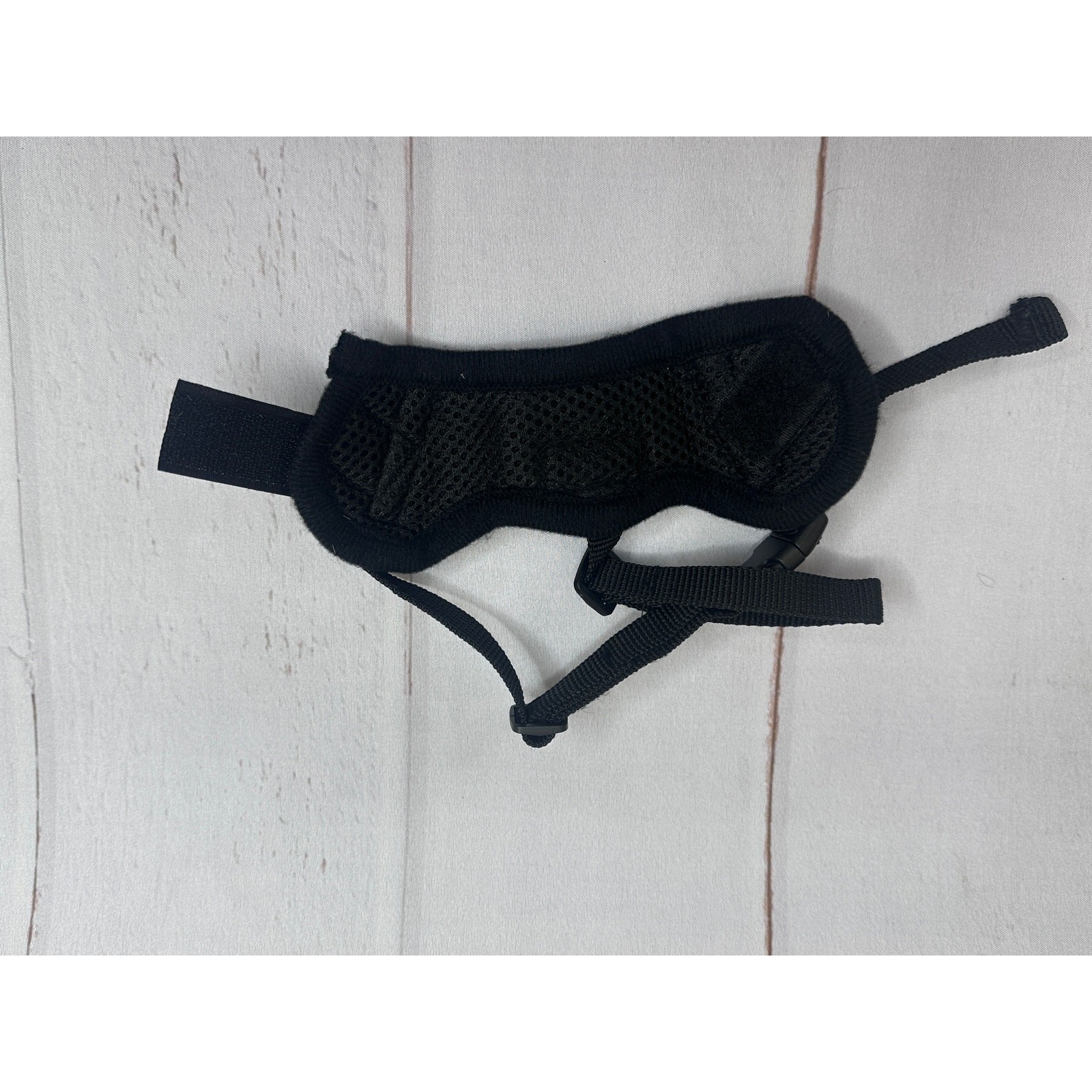 Adjustable Dog Muzzle Breathable Soft Humane Secure Fit Black NEW