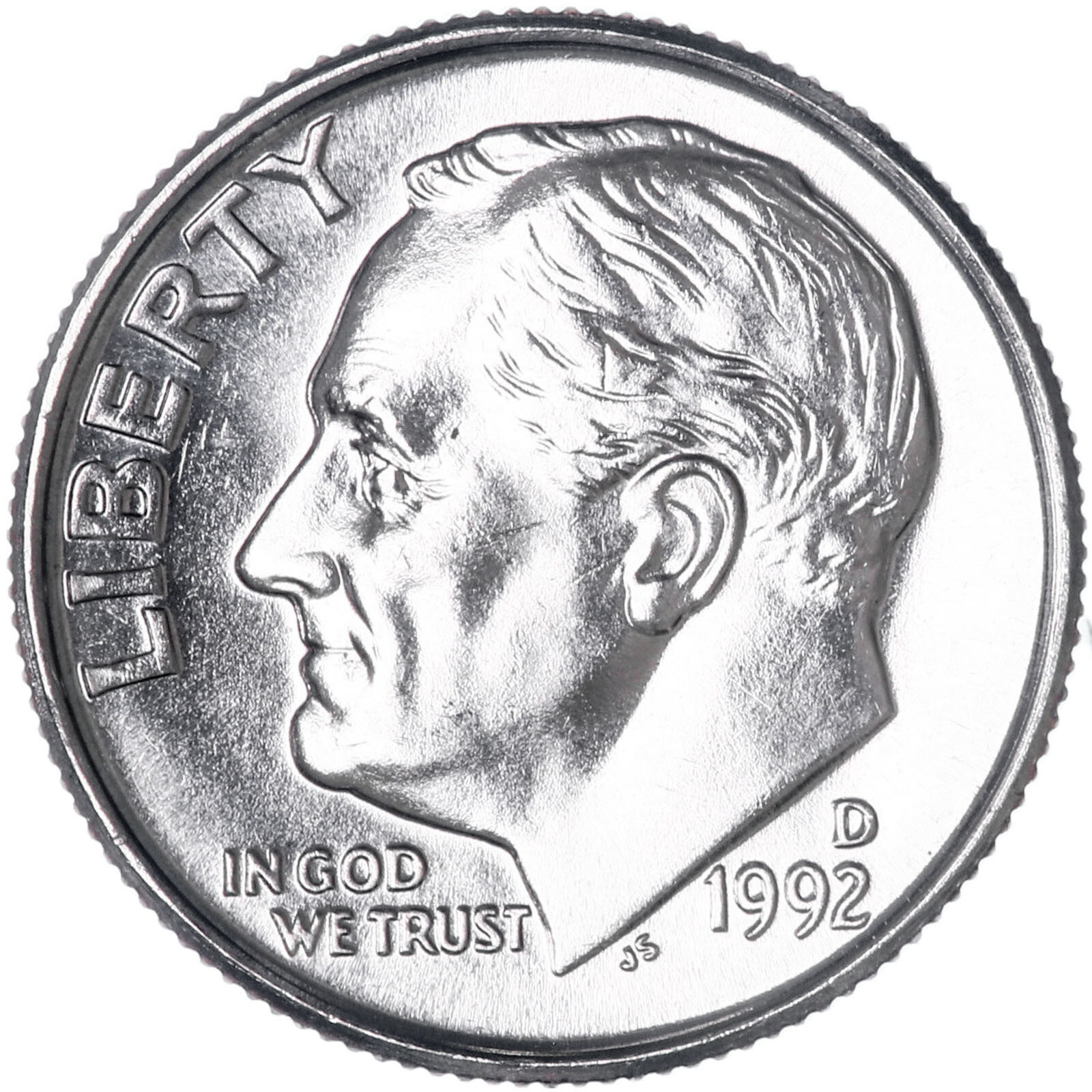 1992 D Roosevelt Dime BU US Coin